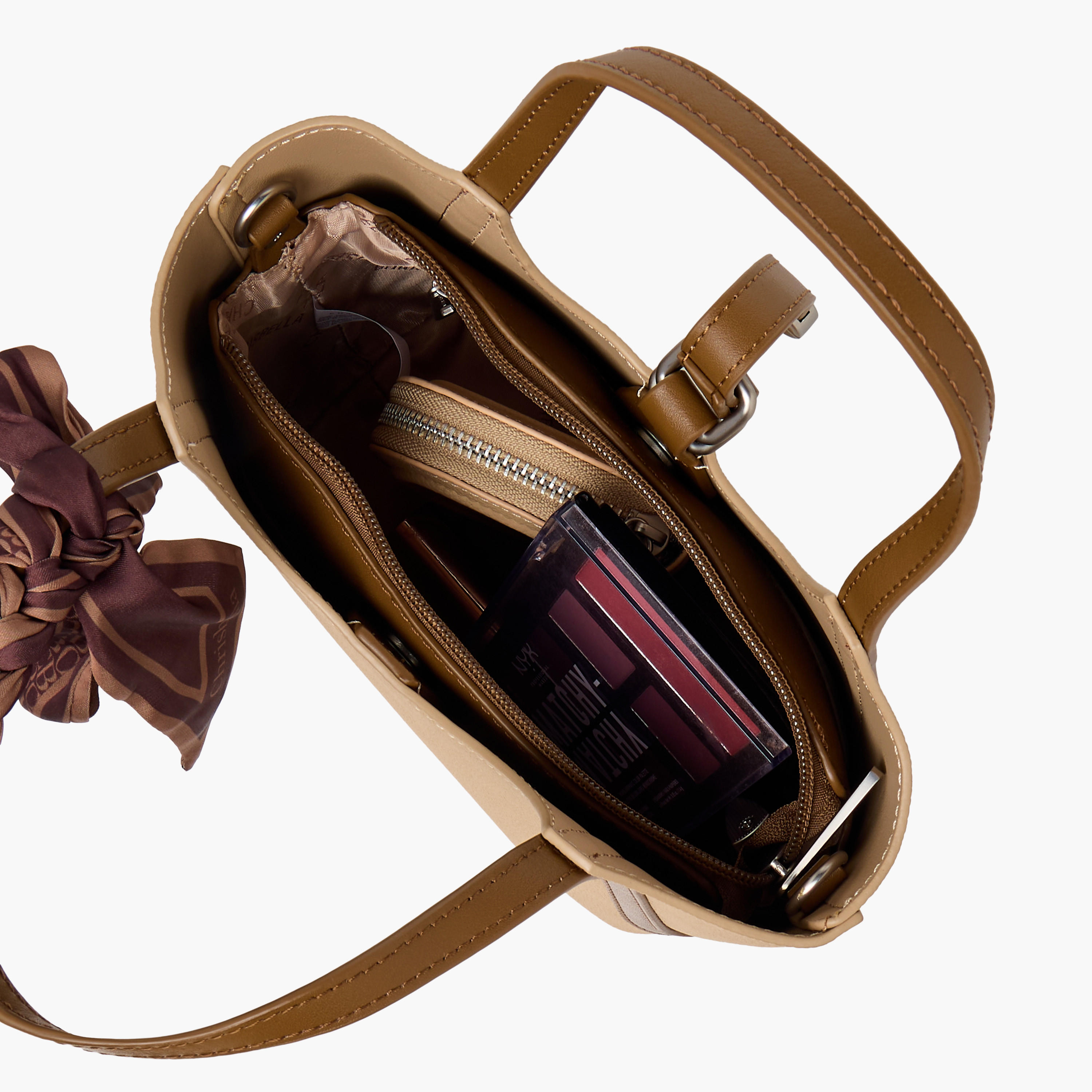شنطة توت بارزة الملمس مع محفظة من كريسبيلا-women-bagsandwallets-handbags-image-9