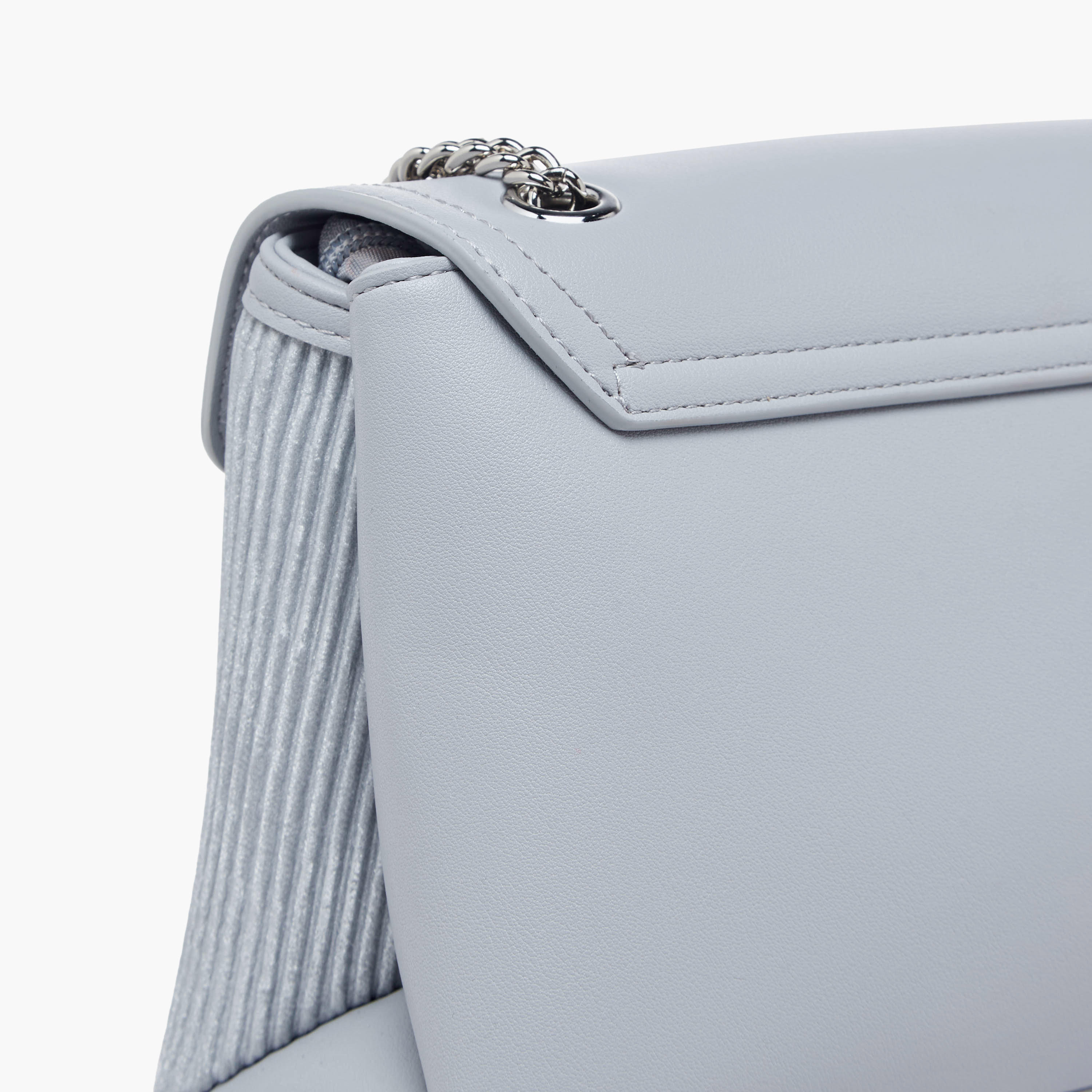 شنطة كروس بودي مضلعة بحزام سلسلة وشنطة صغيرة من كريسبيلا-women-bagsandwallets-handbags-image-8