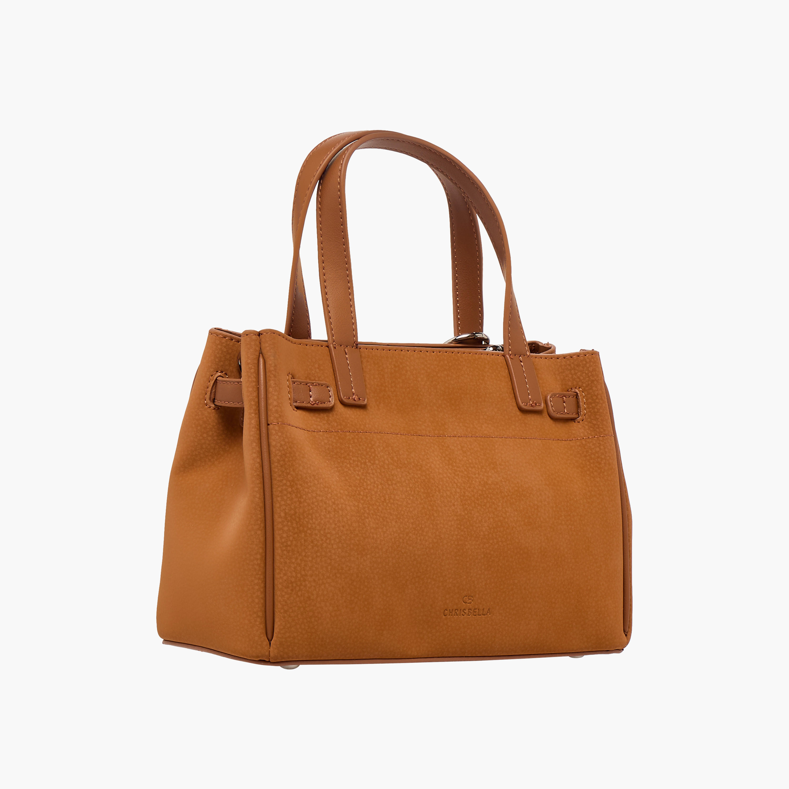 شنطة كروس بودي سادة بحزام قابل للتعديل مع شنطة صغيرةمن كريسبيلا-women-bagsandwallets-handbags-image-4