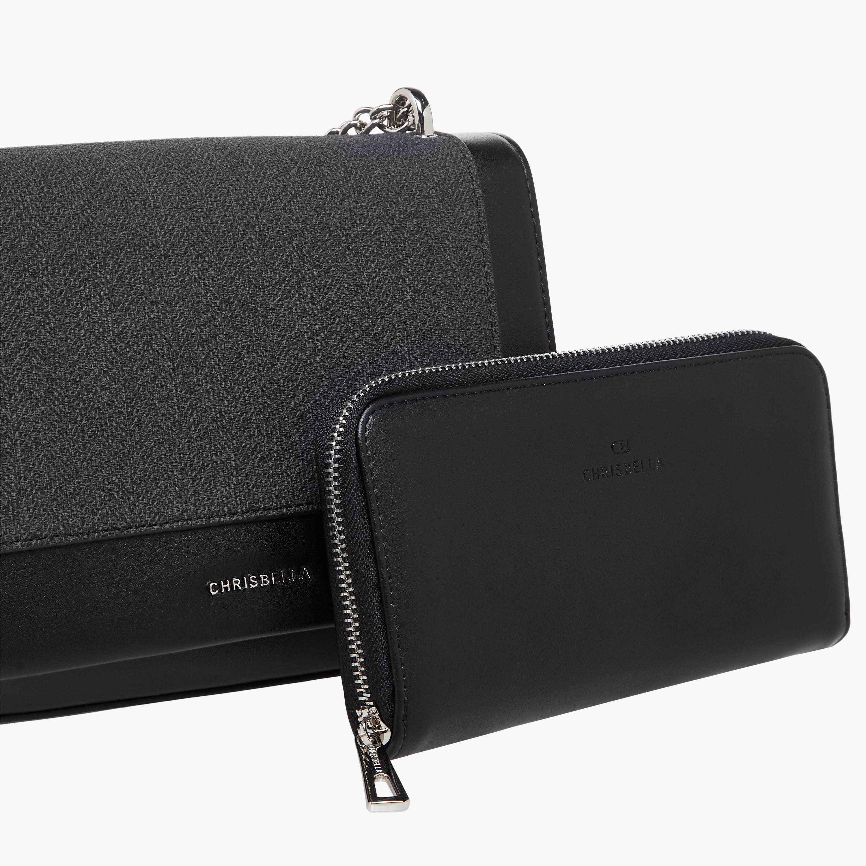 Chrisbella Textured Crossbody Bag with Wallet-women-bagsandwallets-handbags-image-6