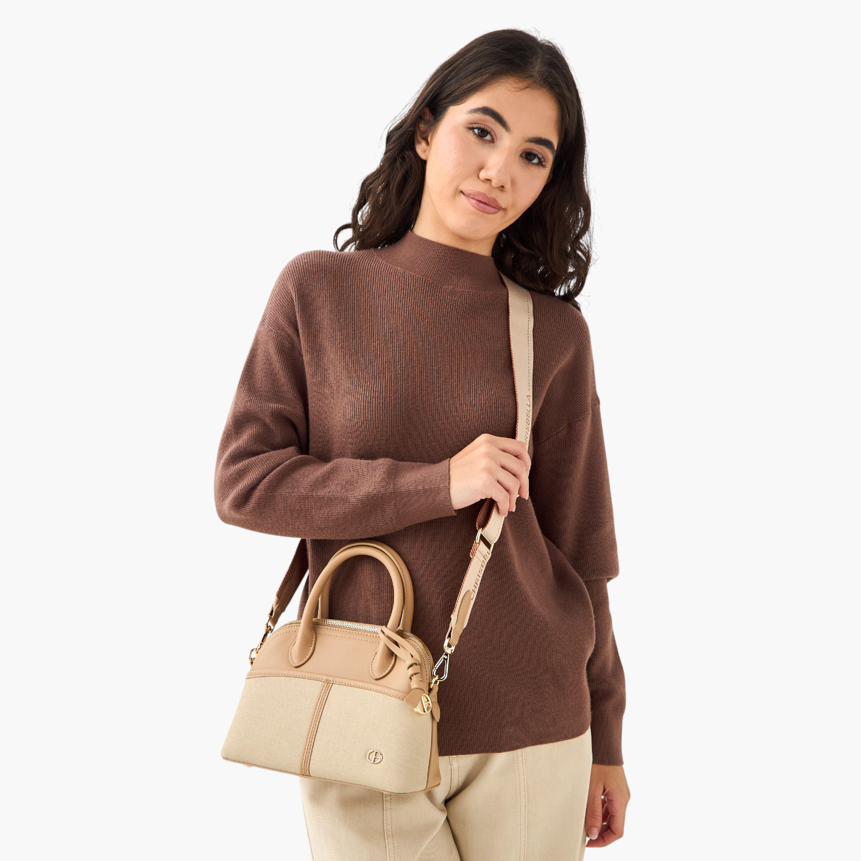 Chrisbella Colourblock Tote Bag with Zip Closure-women-bagsandwallets-handbags-image-2