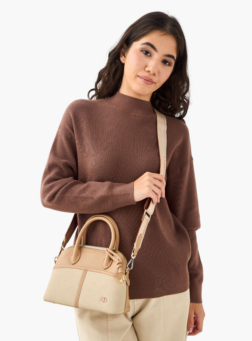 Chrisbella Colourblock Tote Bag with Zip Closure-women-bagsandwallets-handbags-image-2