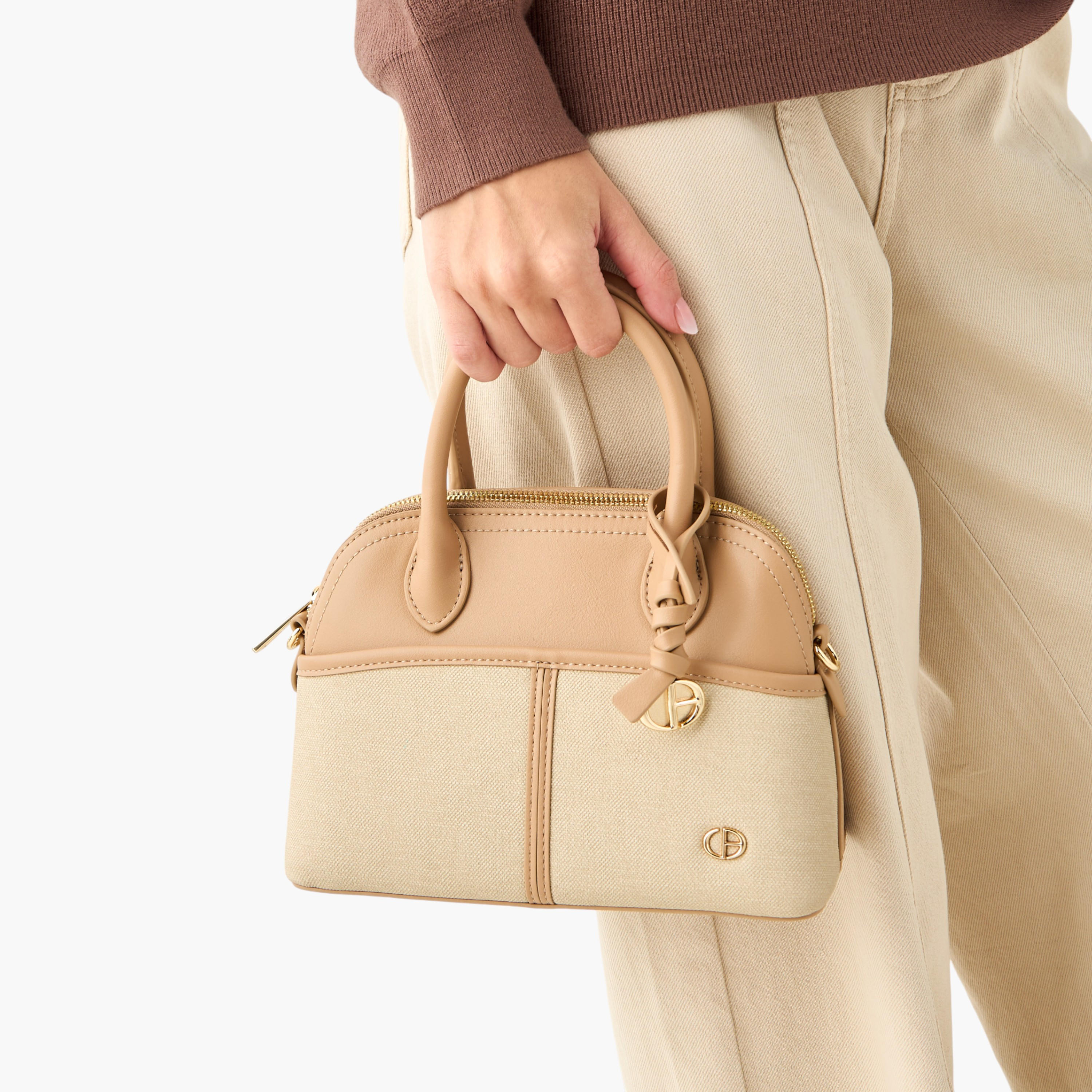 Chrisbella Colourblock Tote Bag with Zip Closure-women-bagsandwallets-handbags-image-9