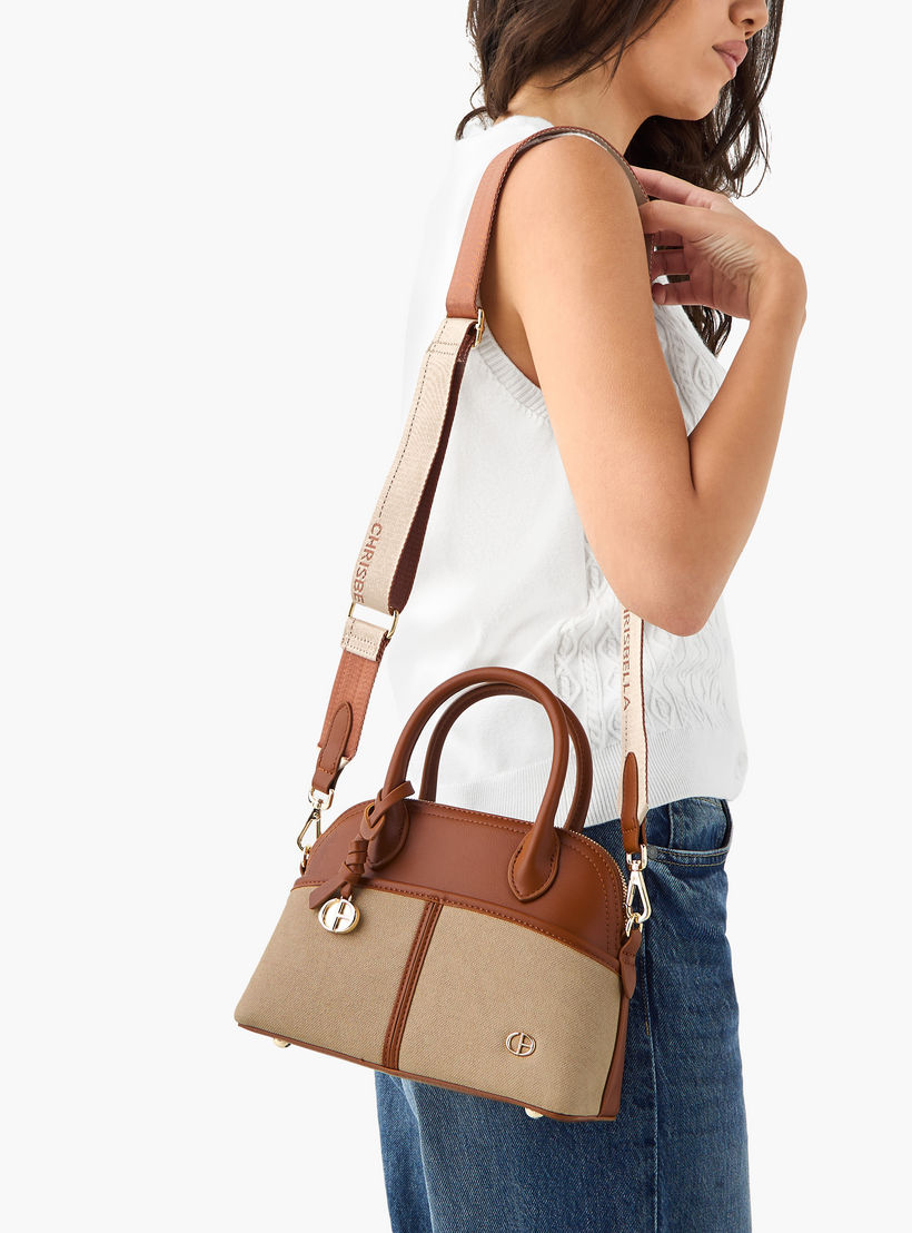 شنطة كتف بقوالب ملونة وبحزام قابل للفصل من كريسبيلا-women-bagsandwallets-handbags-image-2