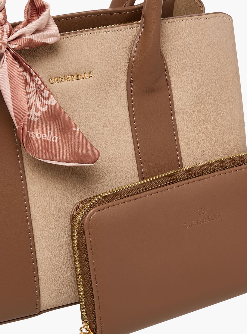Chrisbella Panelled Crossbody Bag with Scarf Detail and Wallet-women-bagsandwallets-handbags-image-6