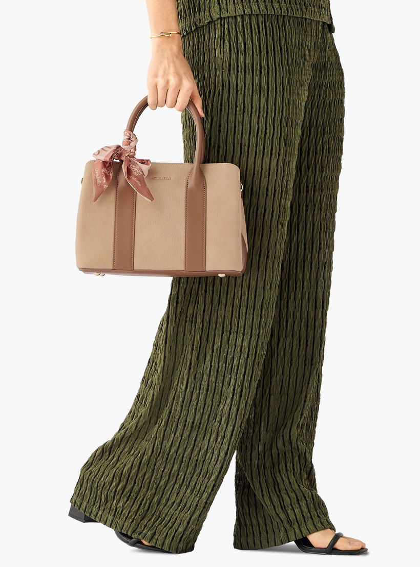 Chrisbella Panelled Crossbody Bag with Scarf Detail and Wallet-women-bagsandwallets-handbags-image-9