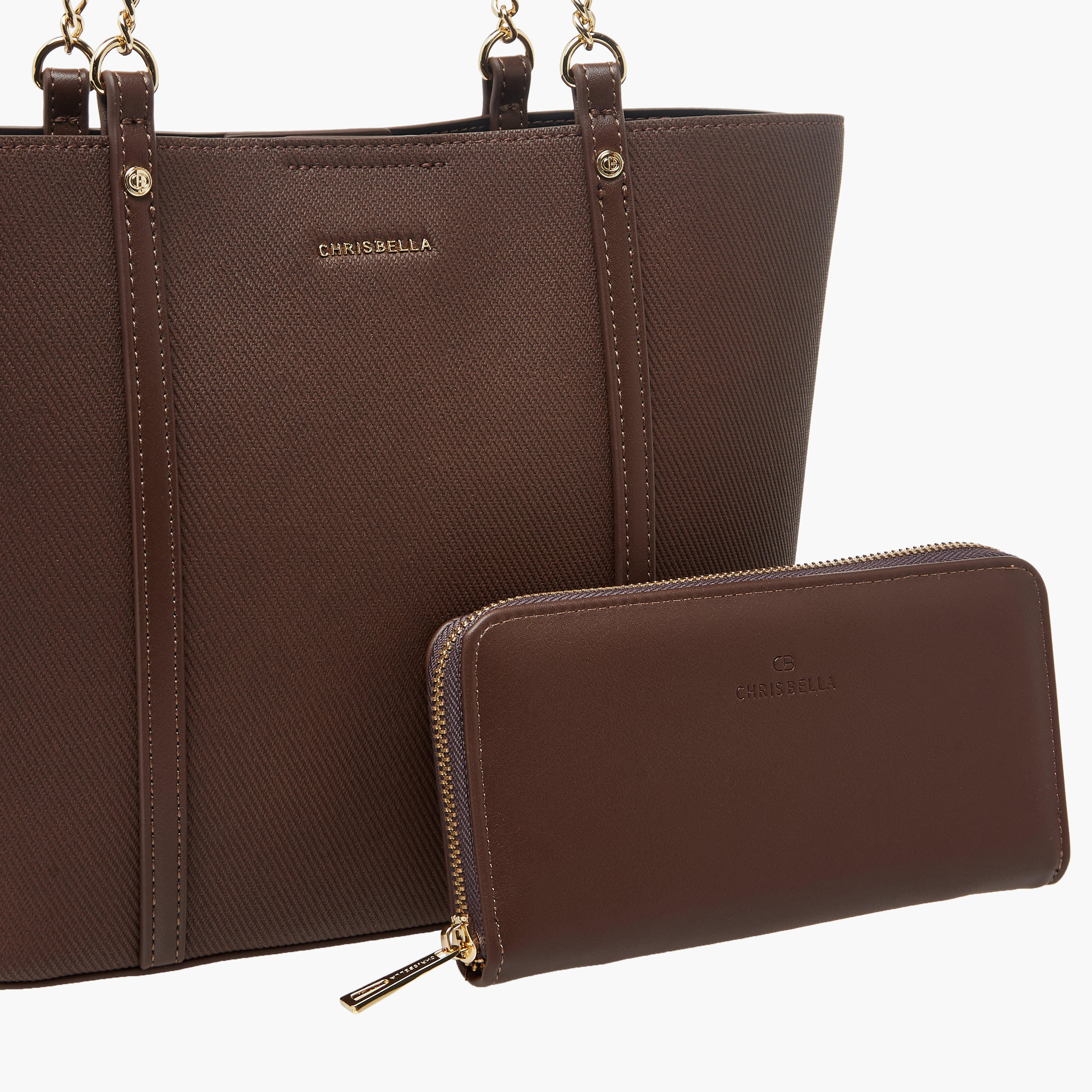 شنطة توتي بارزة الملمس مع محفظة من كريسبيلا-women-bagsandwallets-handbags-image-7