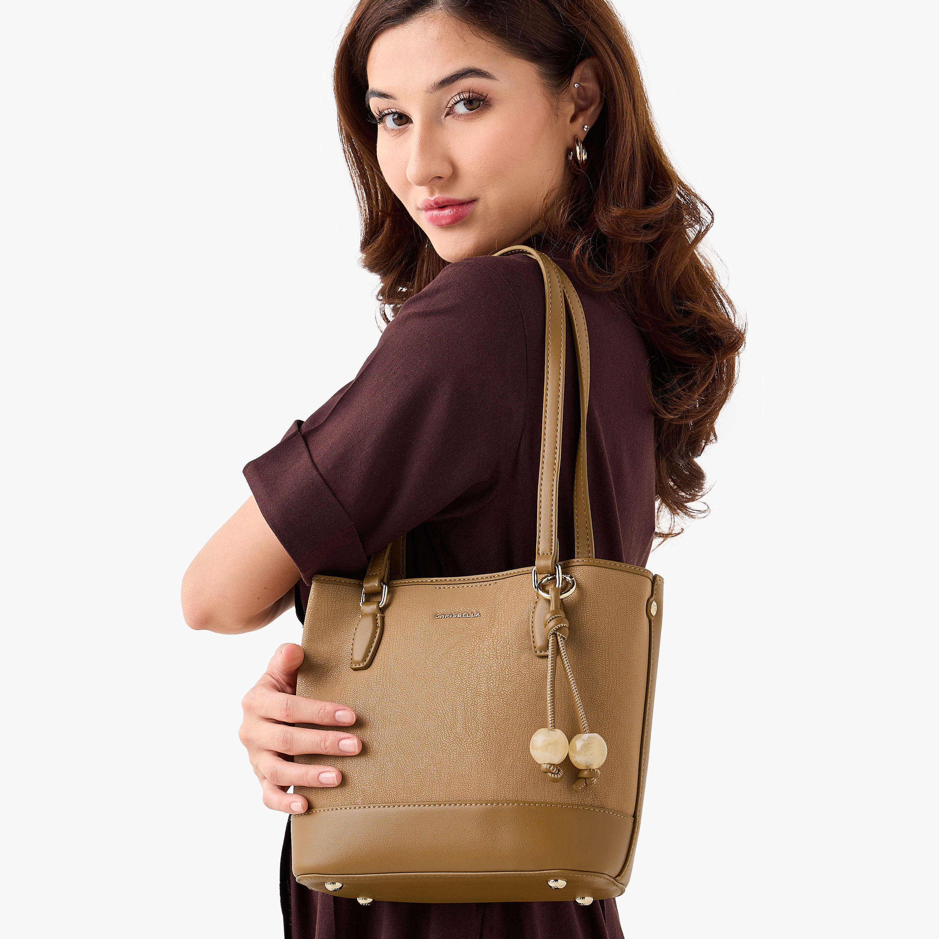 شنطة توت بارزة الملمس مع محفظة من كريسبيلا-women-bagsandwallets-handbags-image-2