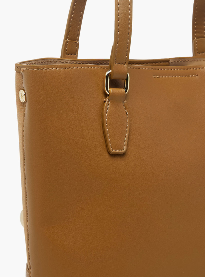 شنطة توت بارزة الملمس مع محفظة من كريسبيلا-women-bagsandwallets-handbags-image-7