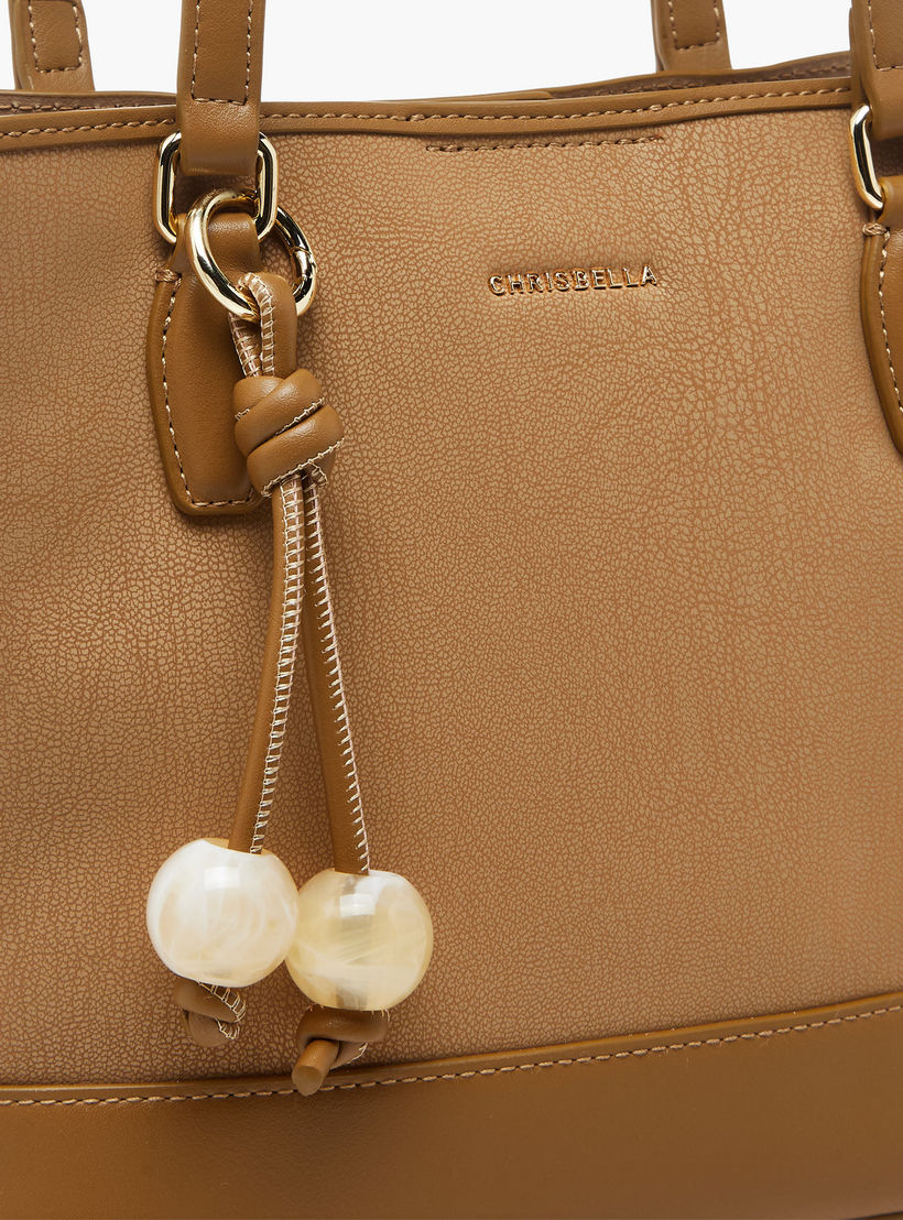 شنطة توت بارزة الملمس مع محفظة من كريسبيلا-women-bagsandwallets-handbags-image-8
