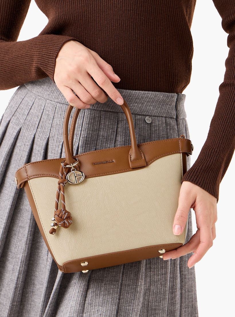 Chrisbella Colourblock Tote Bag with Wallet-women-bagsandwallets-handbags-image-2