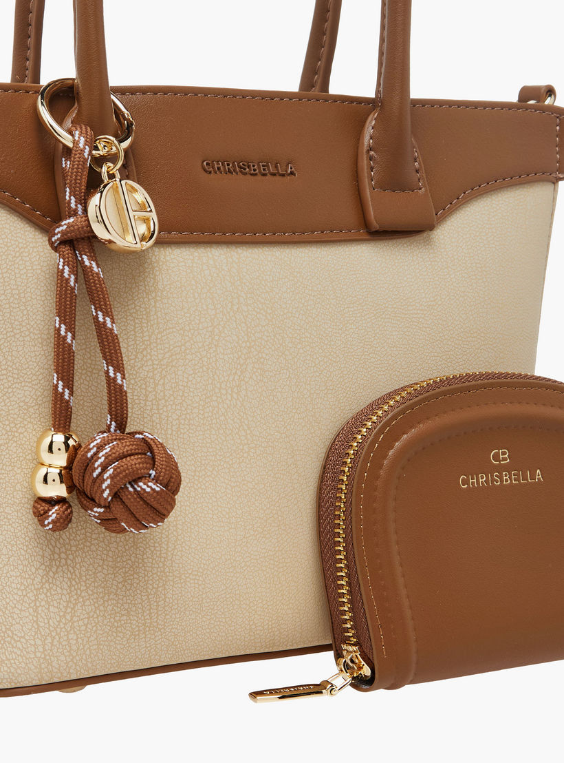 Chrisbella Colourblock Tote Bag with Wallet-women-bagsandwallets-handbags-image-6