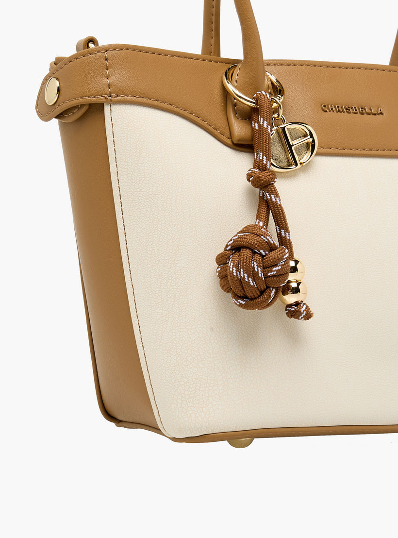 شنطة توت بقوالب ملونة وحزام قابل للفصل مع شنطة صغيرة من كريسبيلا-women-bagsandwallets-handbags-image-7