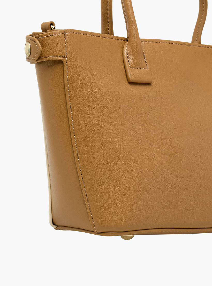 شنطة توت بقوالب ملونة وحزام قابل للفصل مع شنطة صغيرة من كريسبيلا-women-bagsandwallets-handbags-image-8