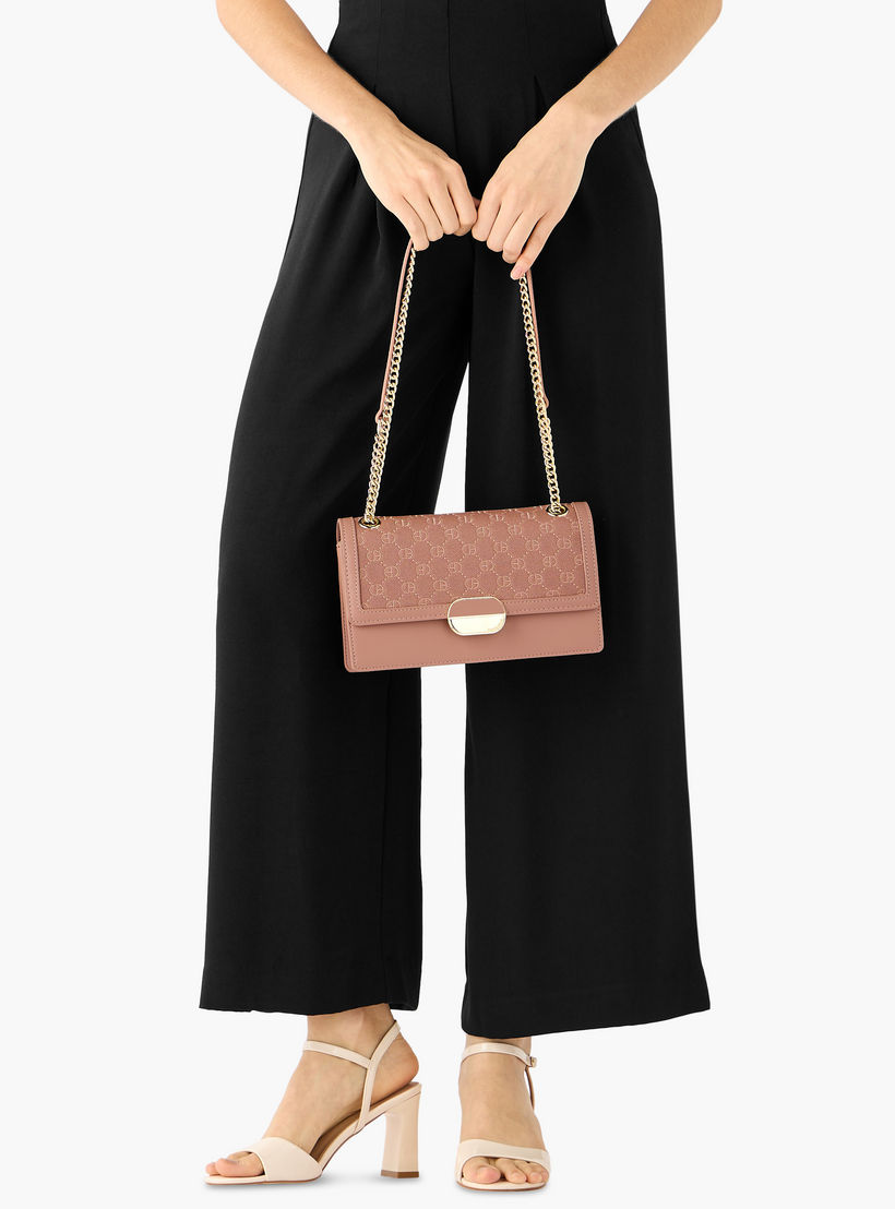 Chrisbella Textured Crossbody Bag with Pouch-women-bagsandwallets-handbags-image-2