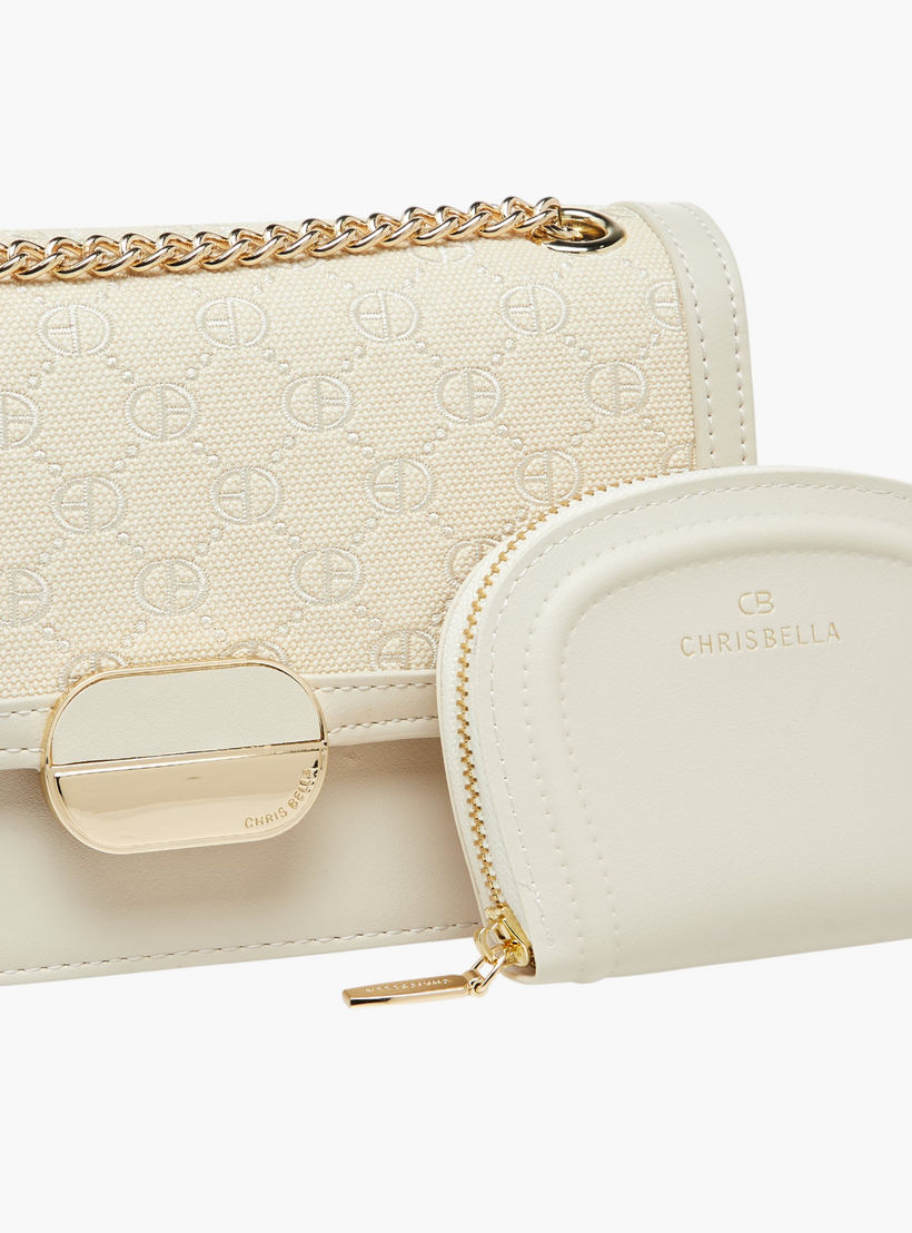Chrisbella Textured Crossbody Bag with Pouch-women-bagsandwallets-handbags-image-6