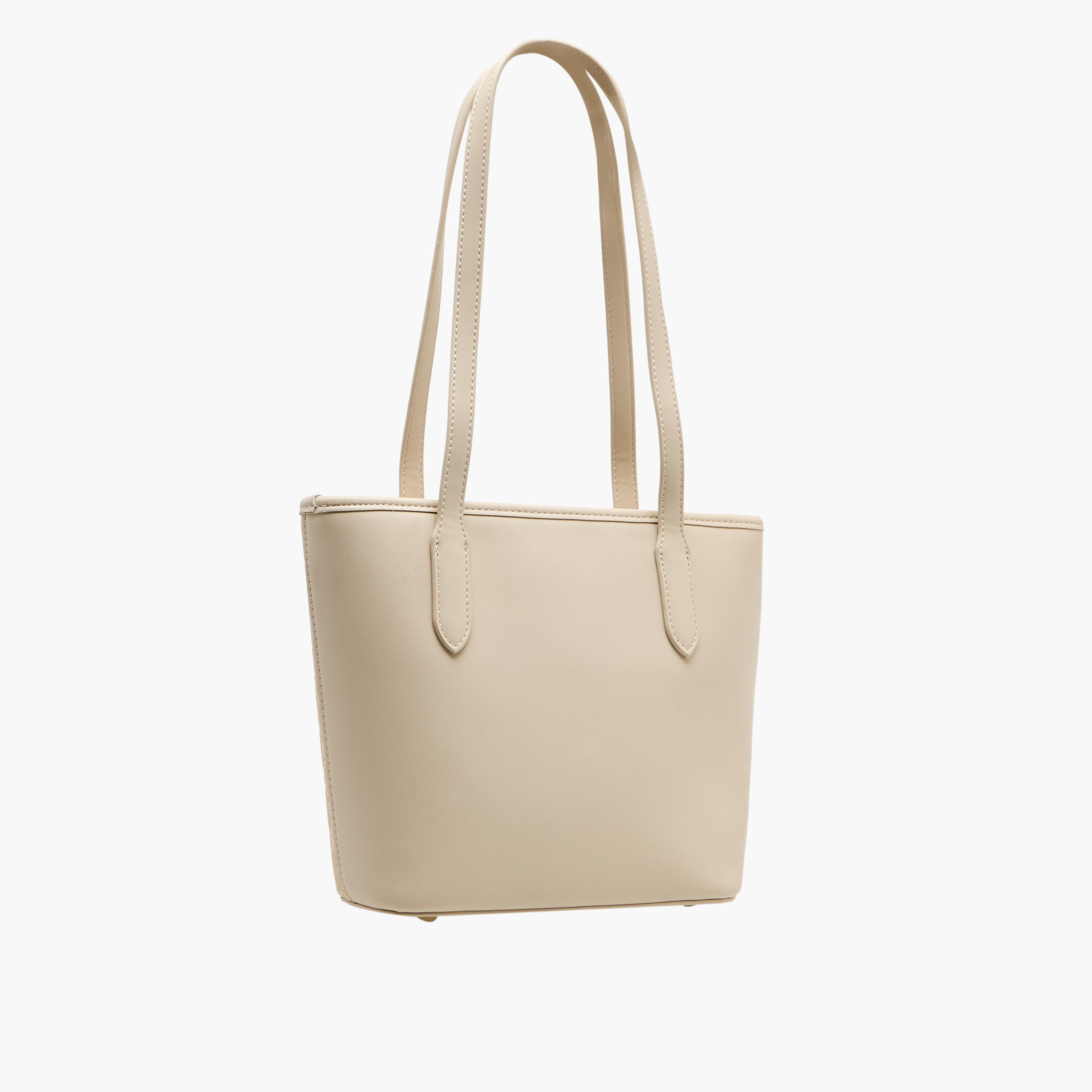 Chrisbella Monogram Textured Shoulder Bag with Wallet and Pouch-women-bagsandwallets-handbags-image-5