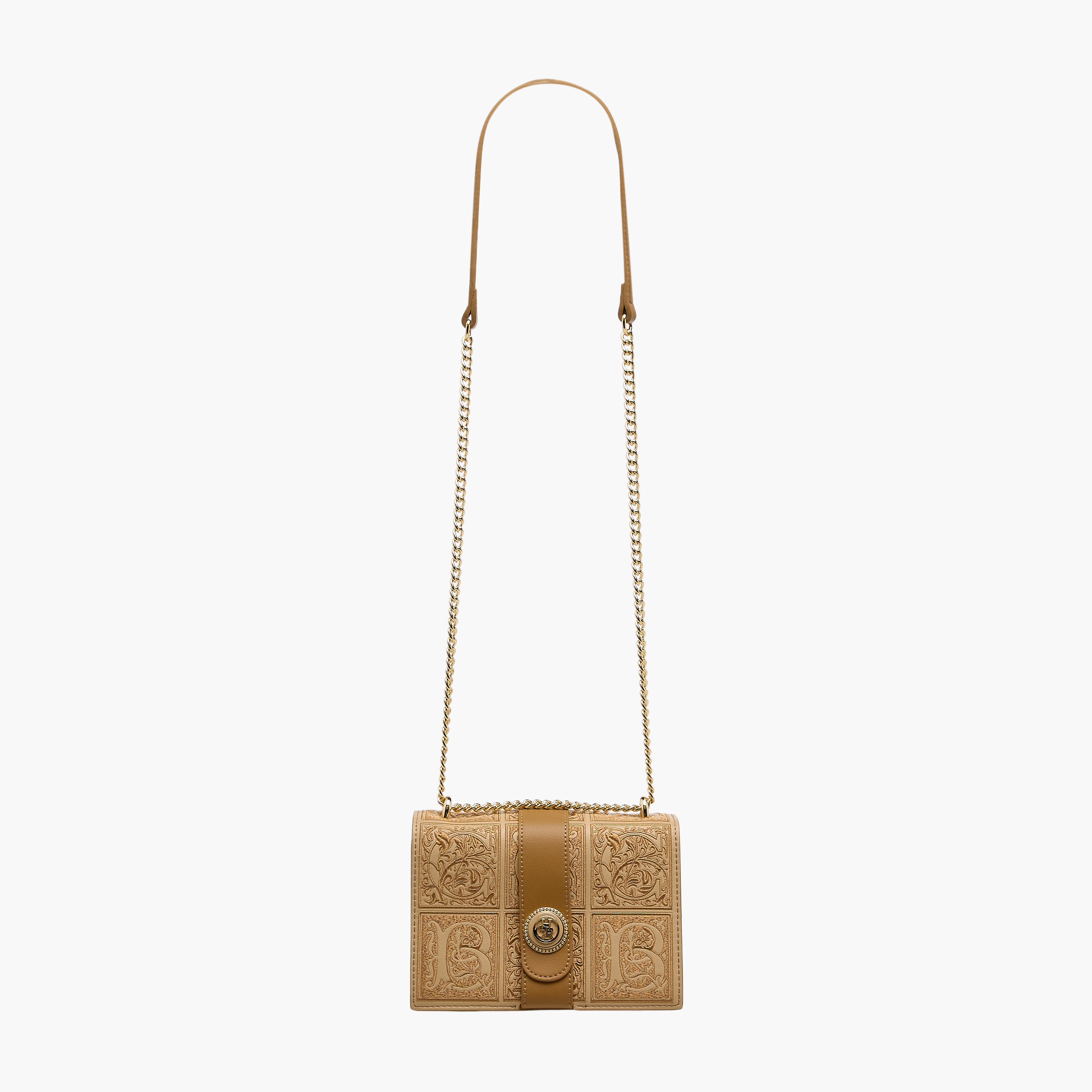 Chrisbella Embroidered Crossbody Bag with Chain Strap-women-bagsandwallets-handbags-image-3