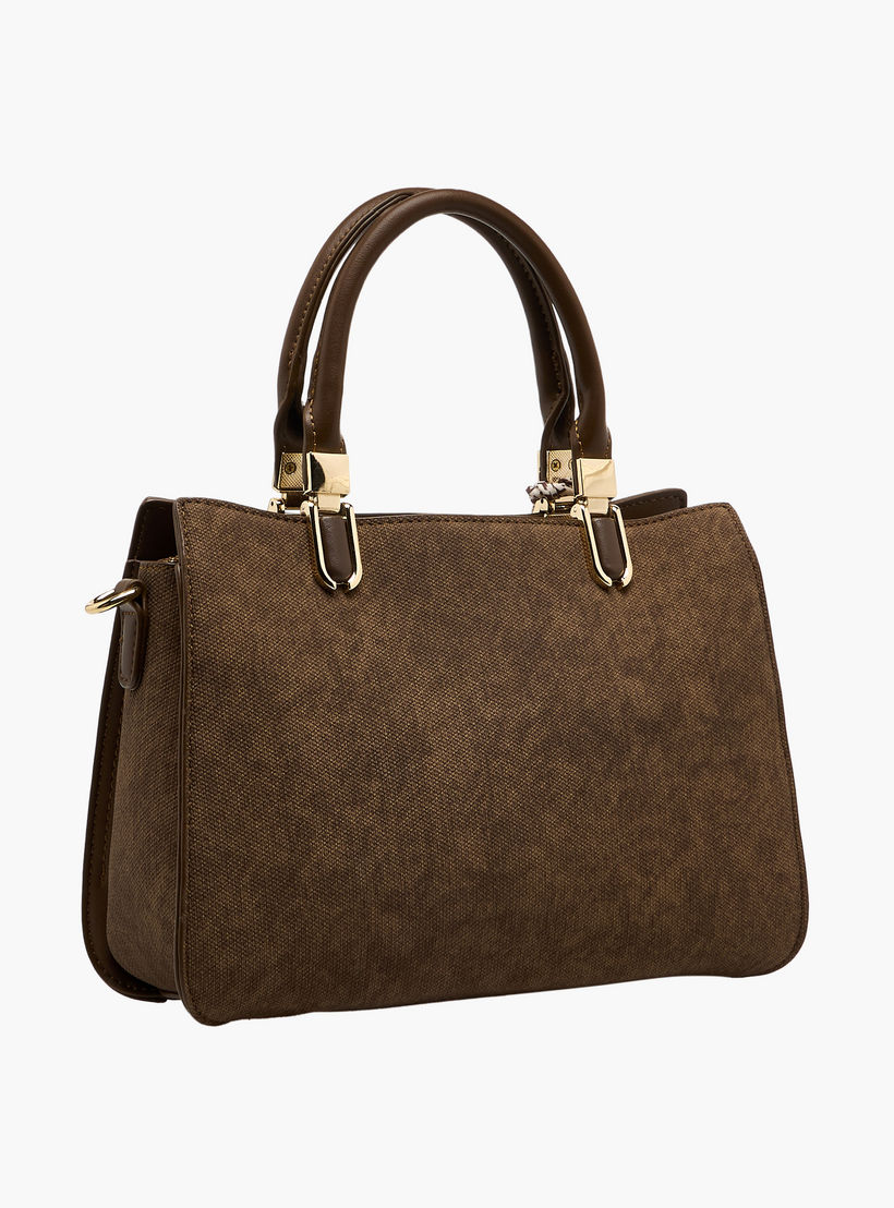 Chrisbella Scarf Accent Tote Bag with Pouch-women-bagsandwallets-handbags-image-4