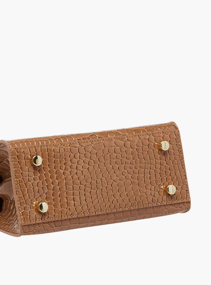 Chrisbella Textured Tote Bag with Detachable Strap-women-bagsandwallets-handbags-image-7
