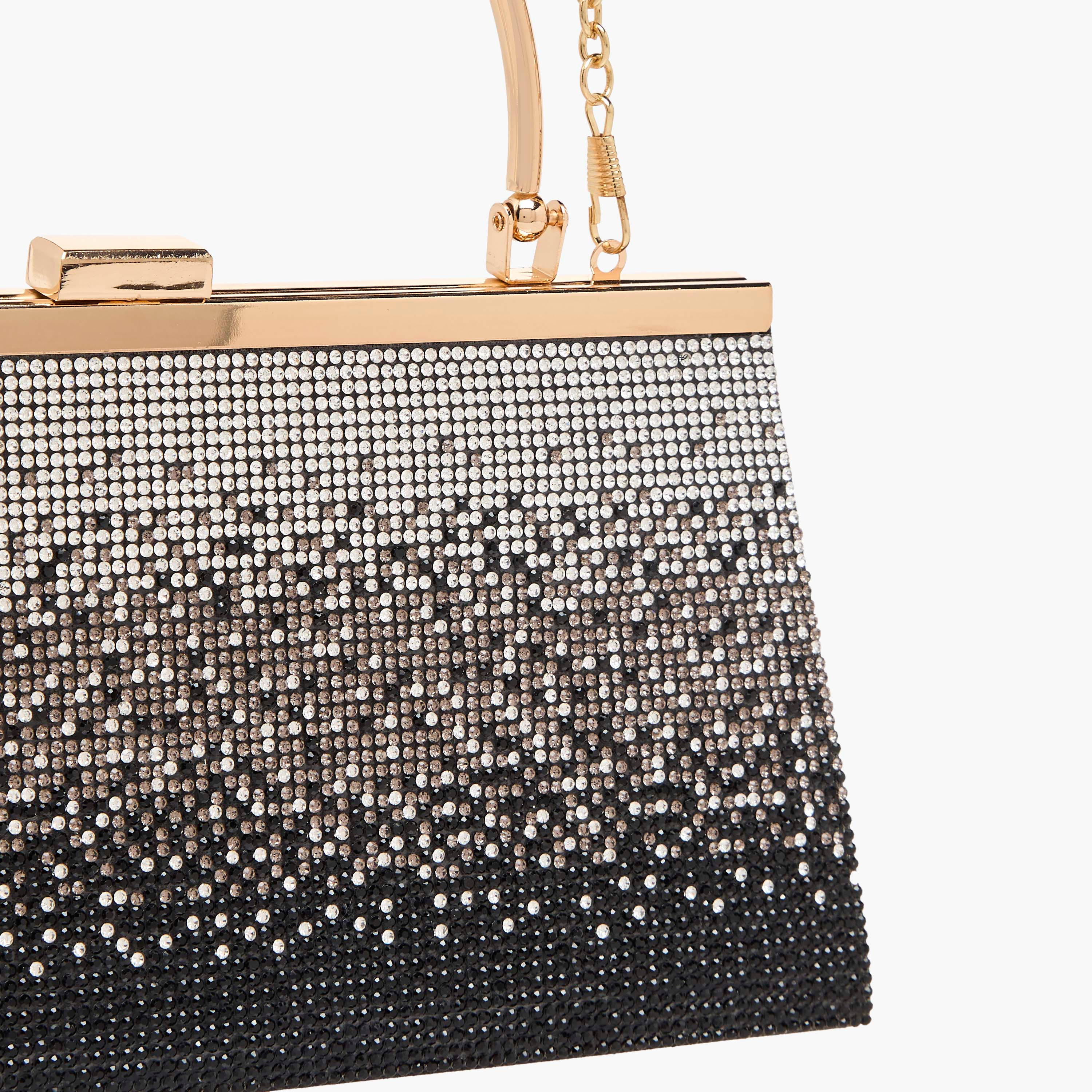 Sasha Embellished Clutch with Chain Strap-women-bagsandwallets-handbags-image-5