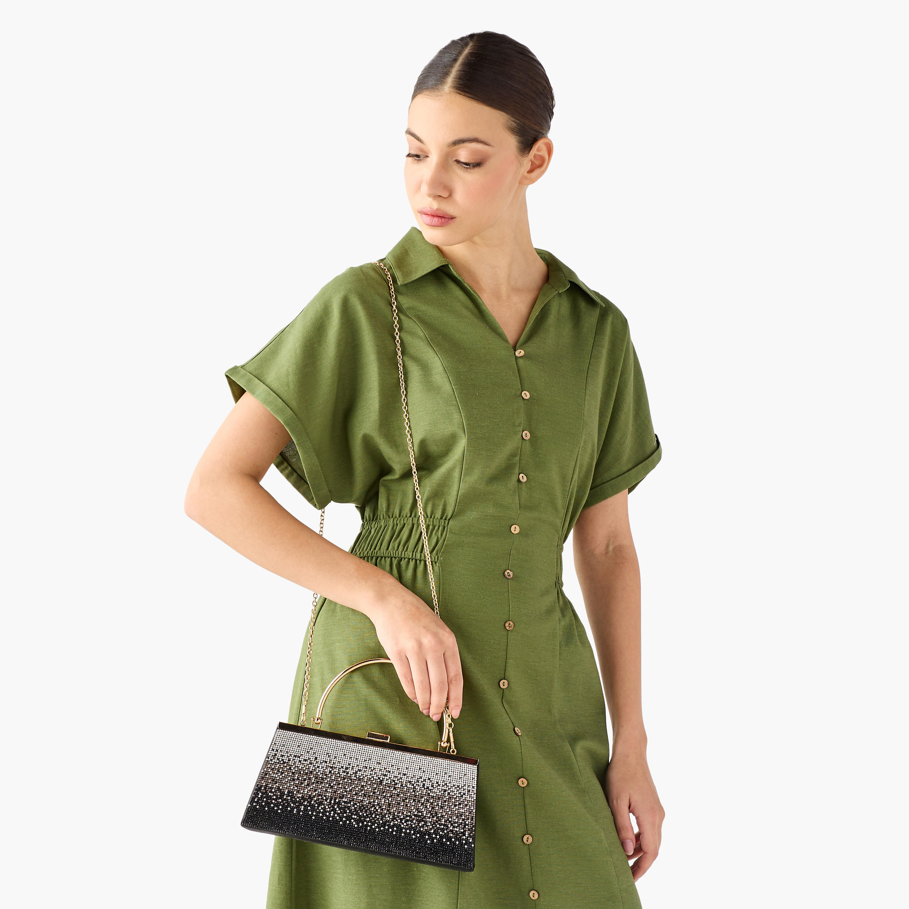 Sasha Embellished Clutch with Chain Strap-women-bagsandwallets-handbags-image-9