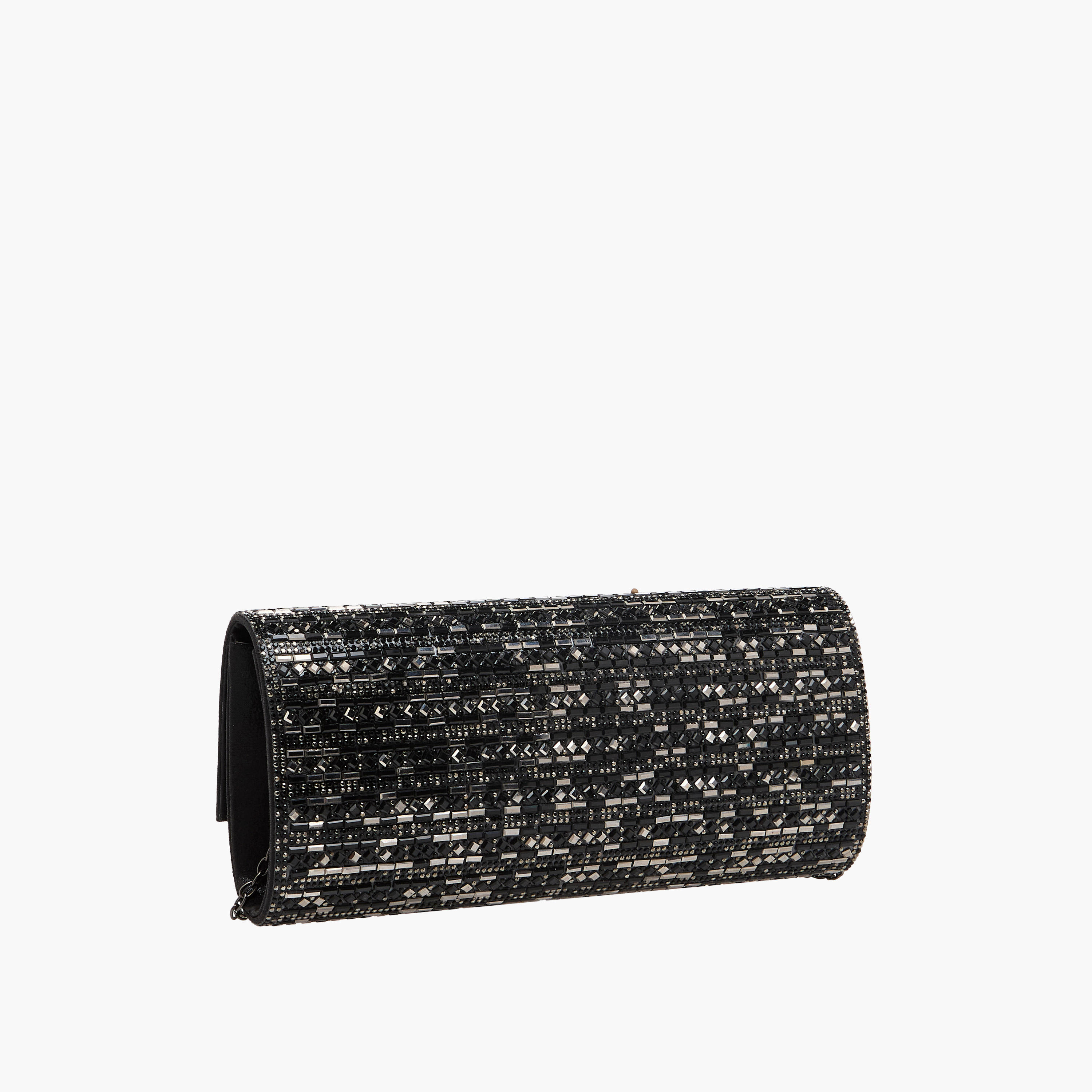 شنطة كلاتش مزيّنة بحزام سلسلة قابل للفصل للنساء من ساشا-women-bagsandwallets-handbags-image-4