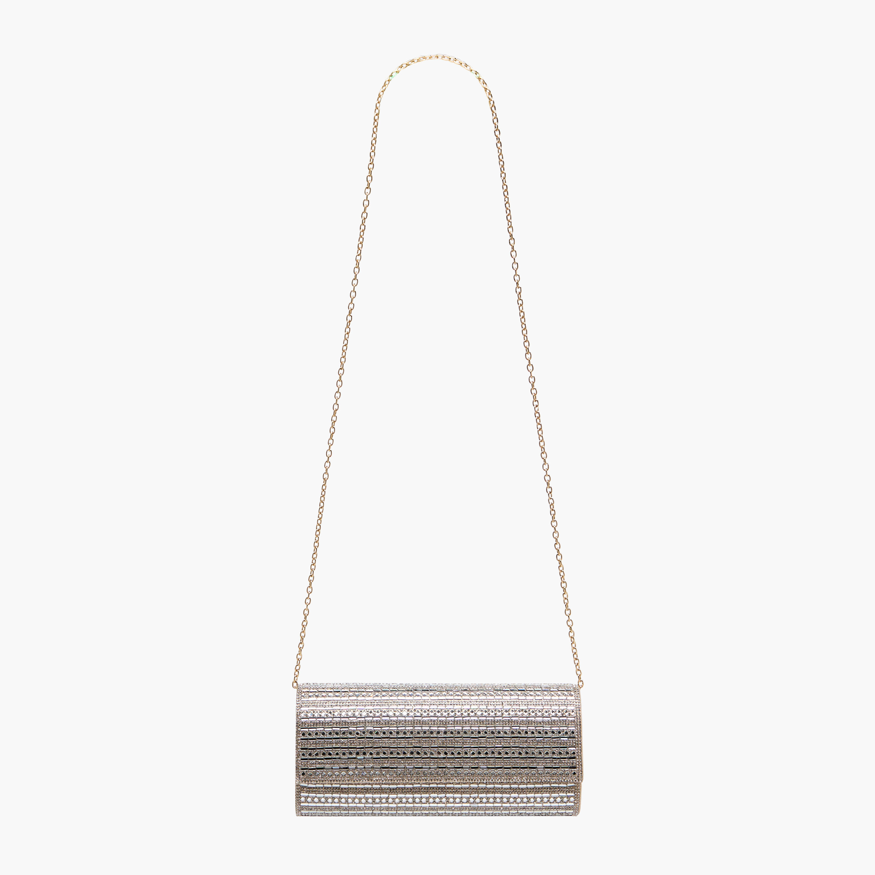 شنطة كلاتش مزيّنة بحزام سلسلة قابل للفصل للنساء من ساشا-women-bagsandwallets-handbags-image-3