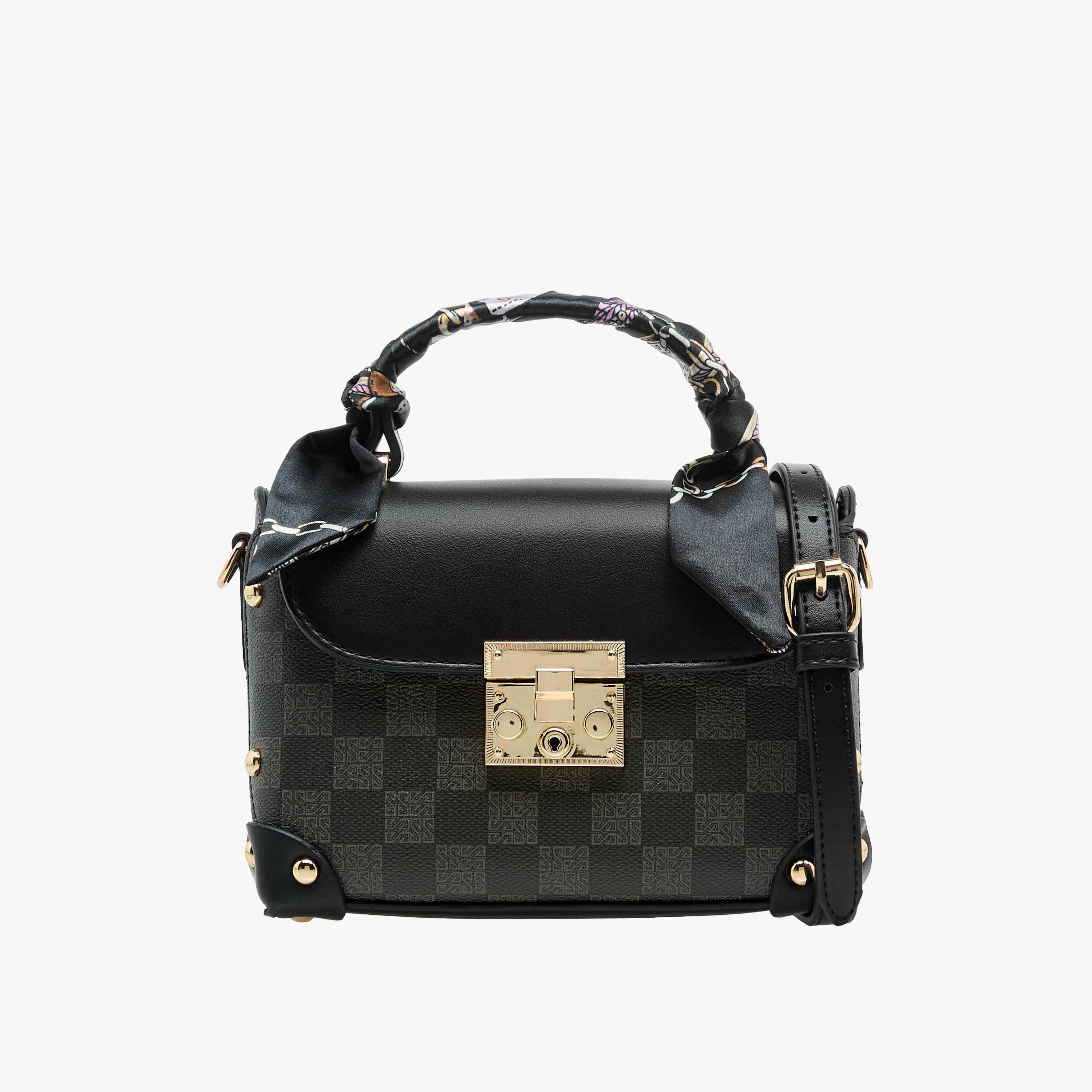 شنطة كروس بودي بارزة الملمس بحزام قابل للفصل من ساشا-women-bagsandwallets-handbags-image-1