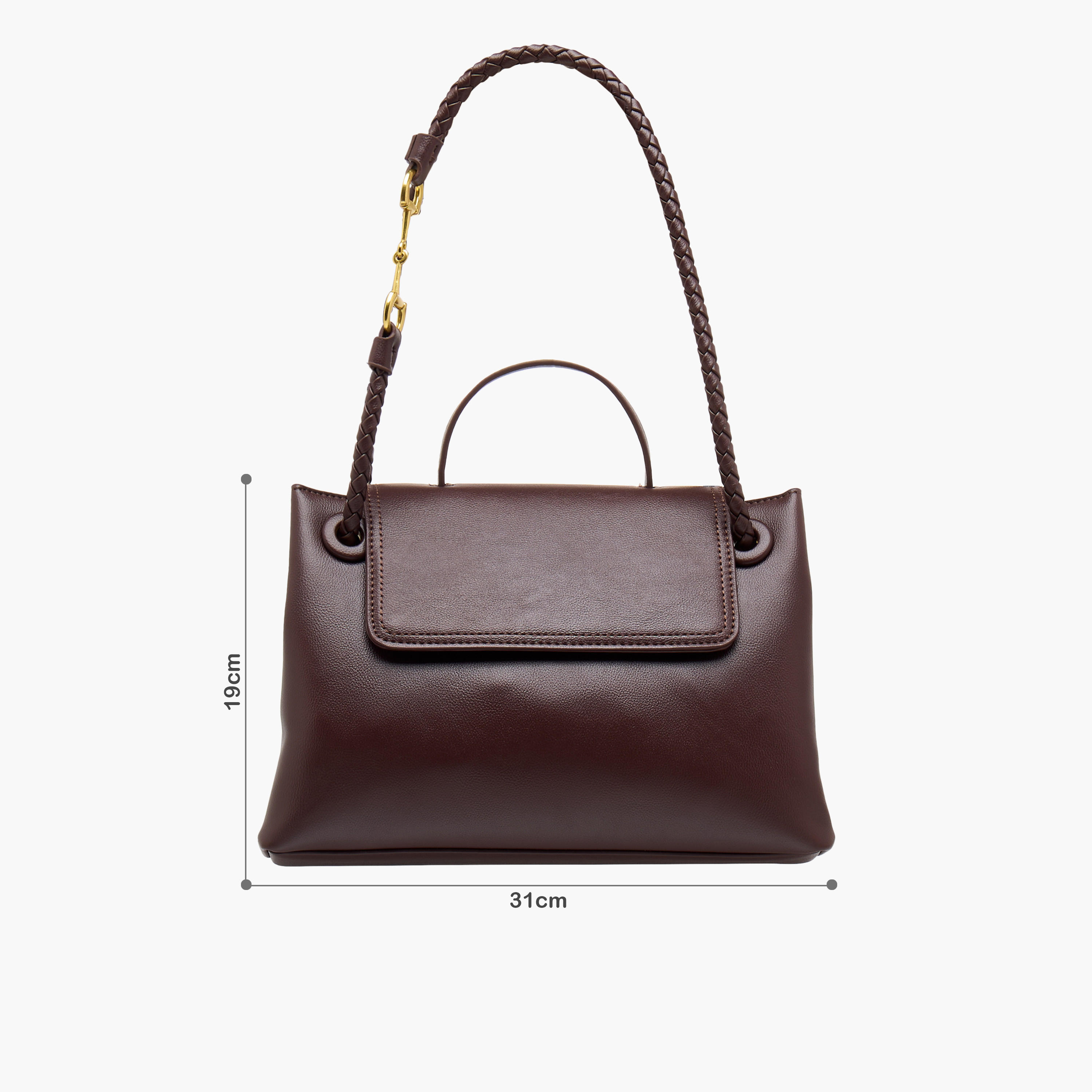 شنطة توت بارزة الملمس بمقبض مزدوج مضفر من ساشا-women-bagsandwallets-handbags-image-3