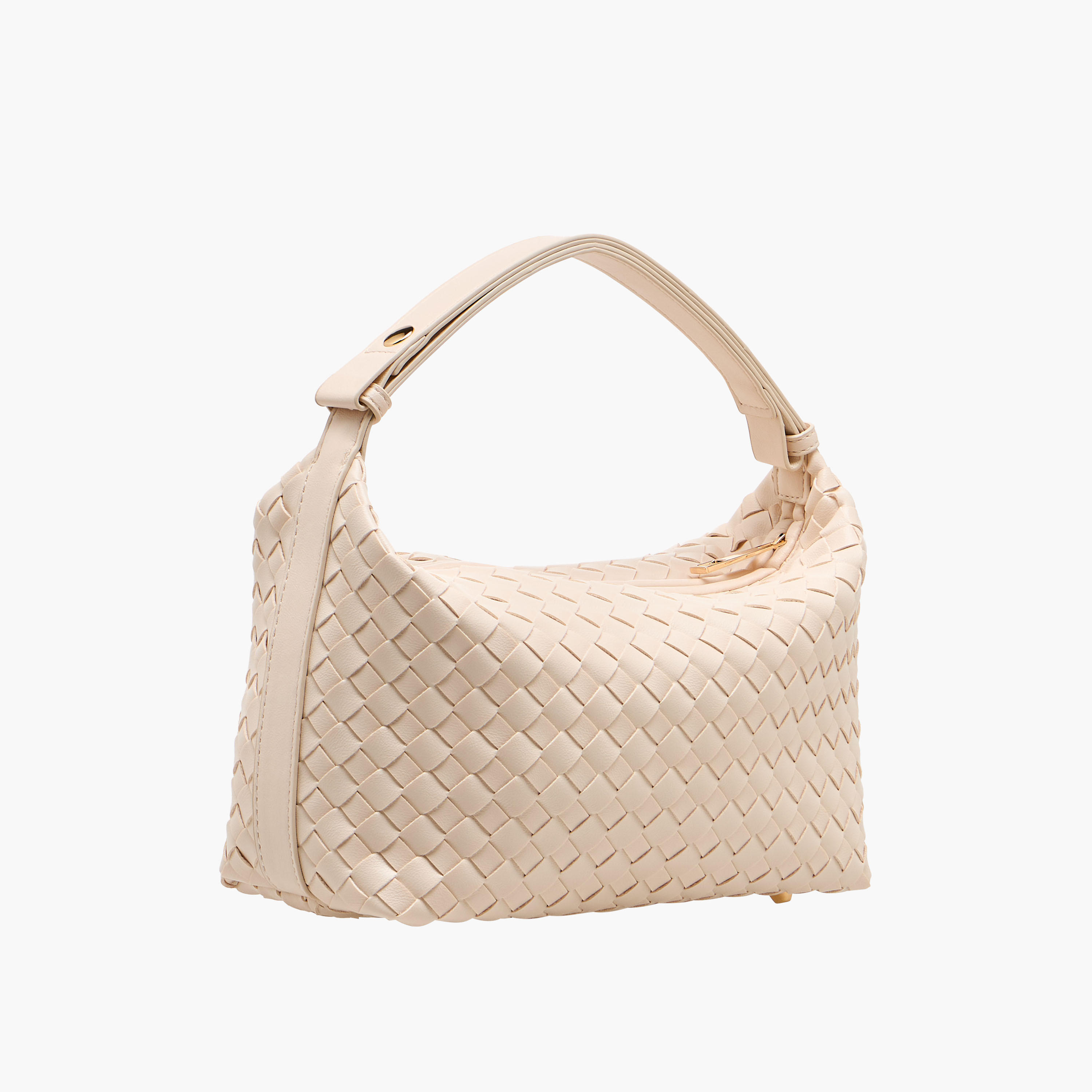 Sasha Tia Textured Shoulder Bag with Strap Handle-women-bagsandwallets-handbags-image-3