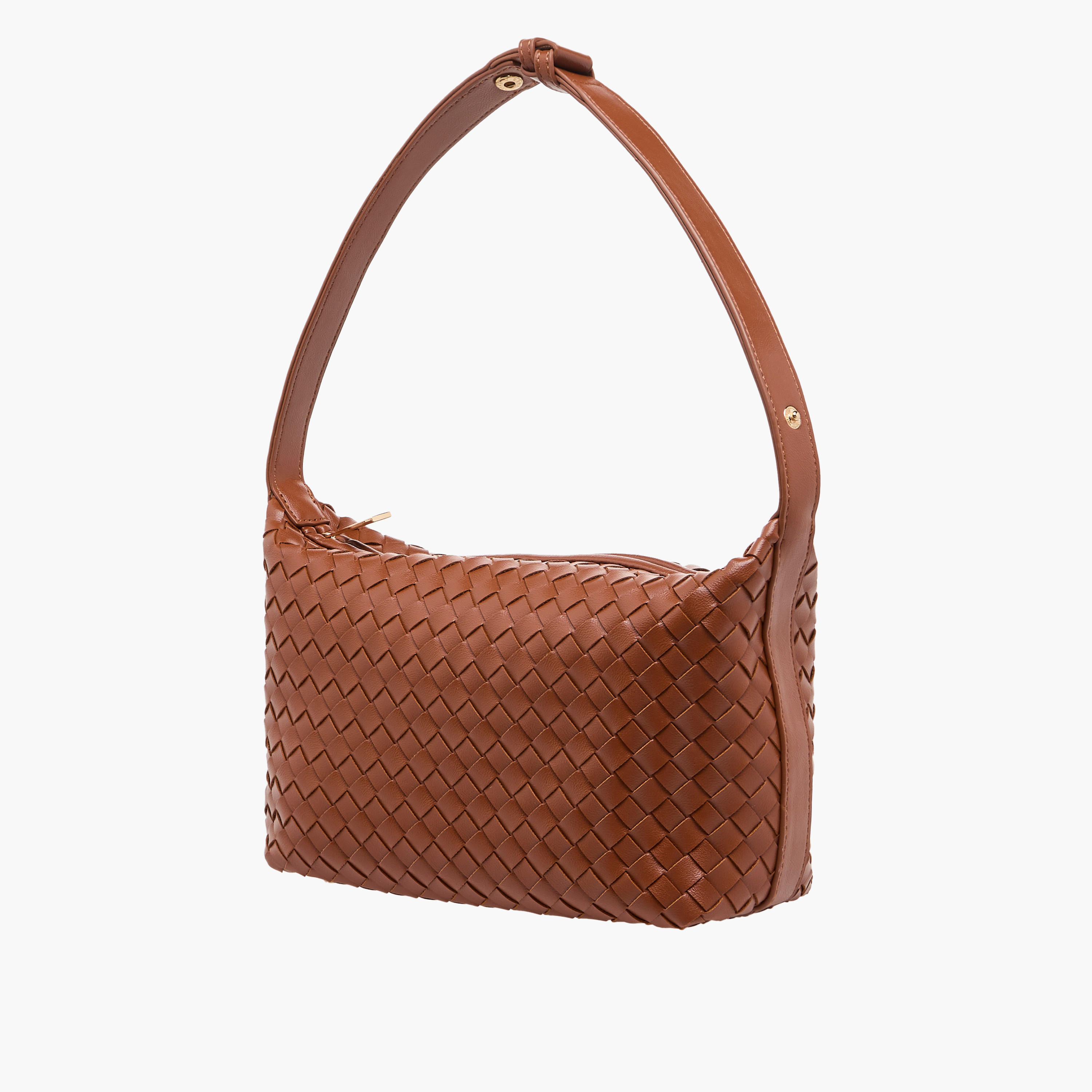Sasha Tia Textured Shoulder Bag with Strap Handle-women-bagsandwallets-handbags-image-3