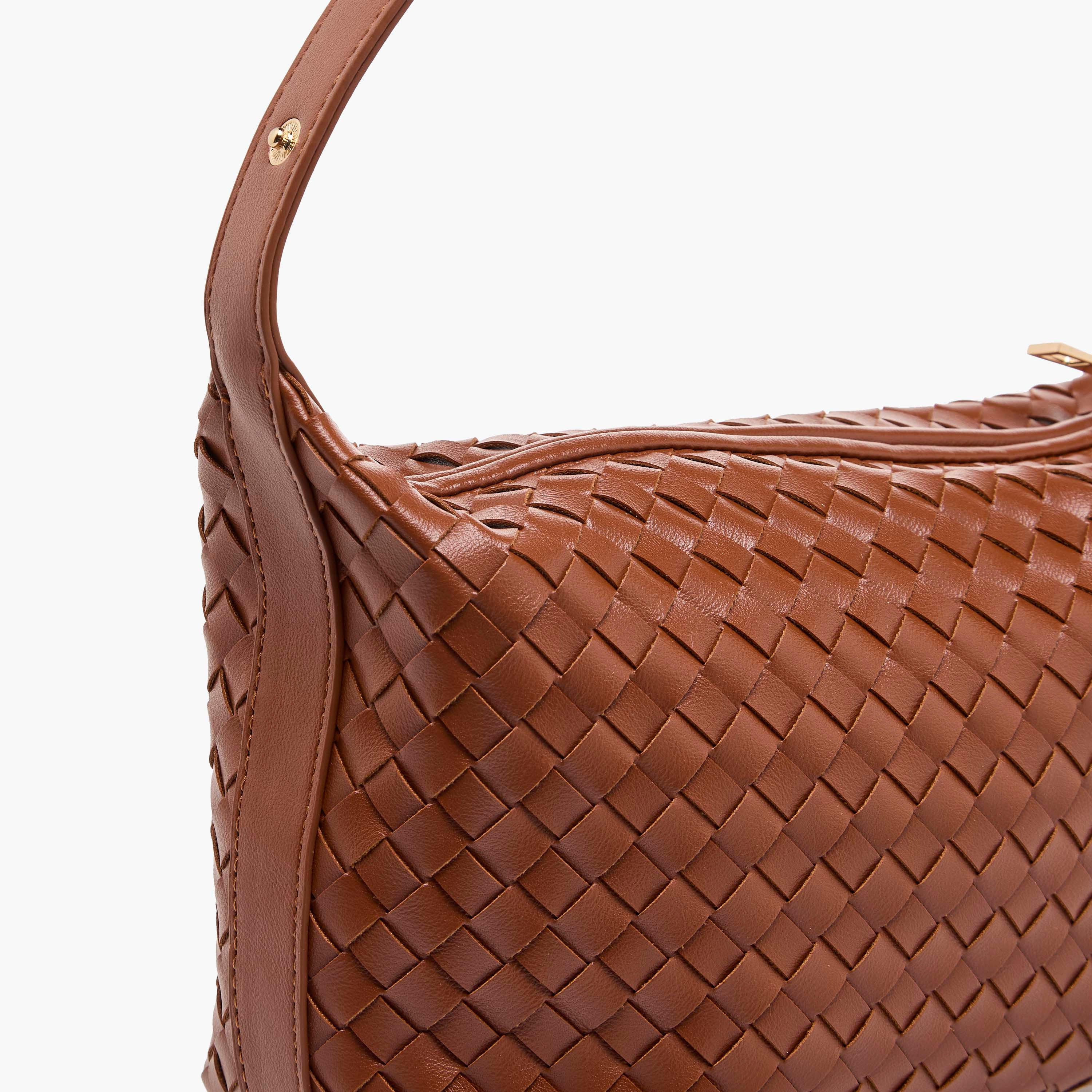Sasha Tia Textured Shoulder Bag with Strap Handle-women-bagsandwallets-handbags-image-6