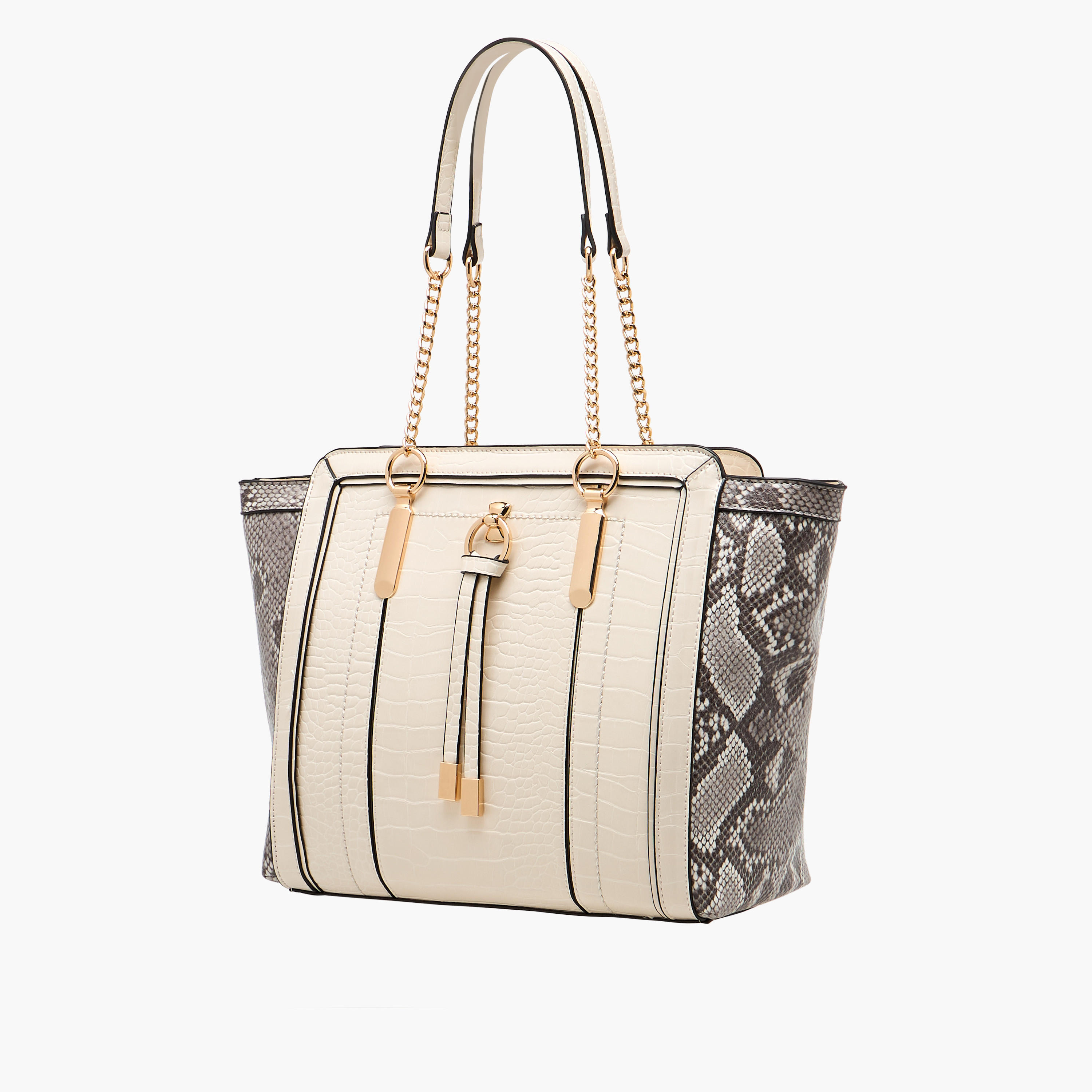 شنطة توتي بمقابض مزدوجة وطبعات حيوانات تيا من ساشا-women-bagsandwallets-handbags-image-3