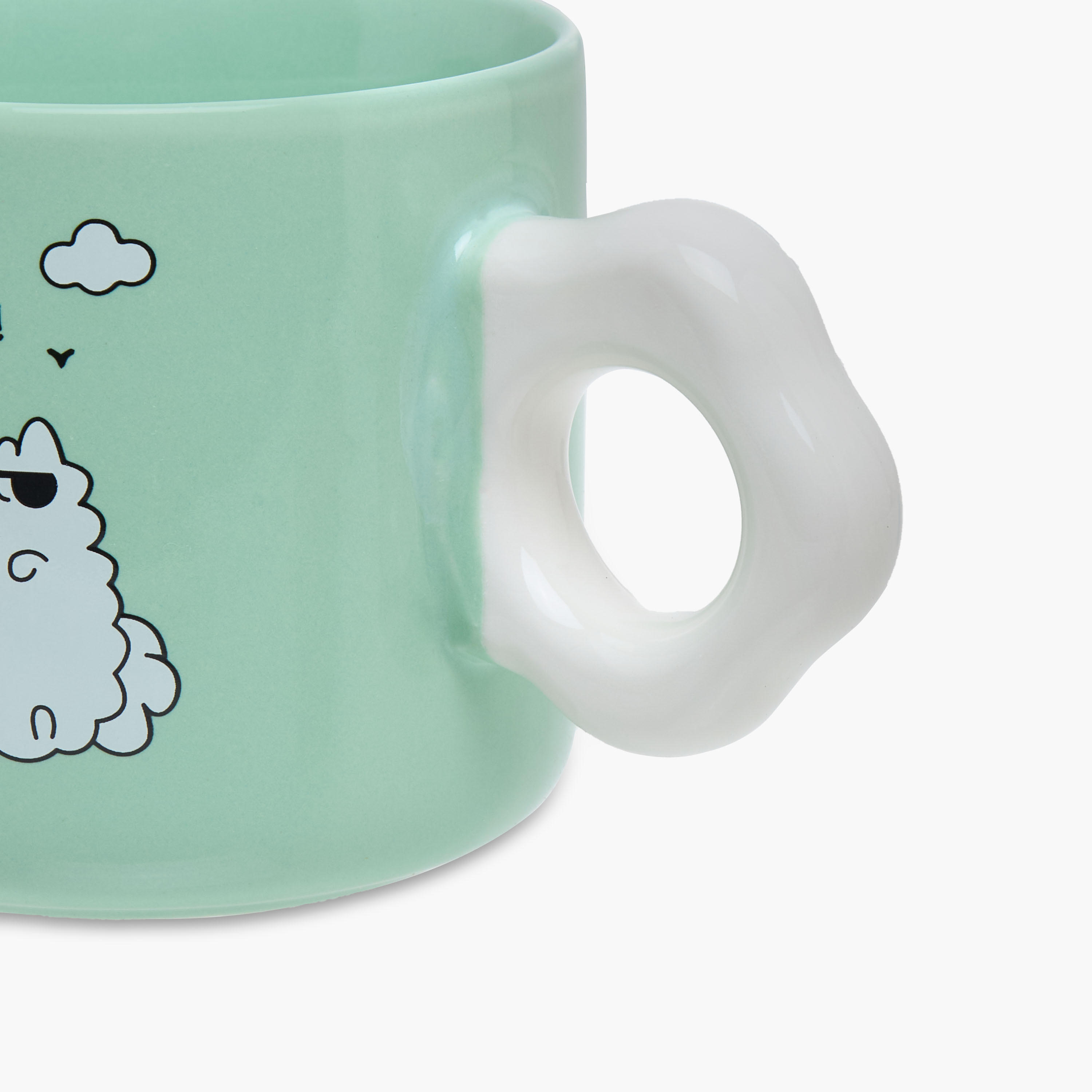 Cat Graphic Print Bone China Mug with Curvy Handle - 320 ml-household-dining-teaandcoffee-mugsandcups-image-3