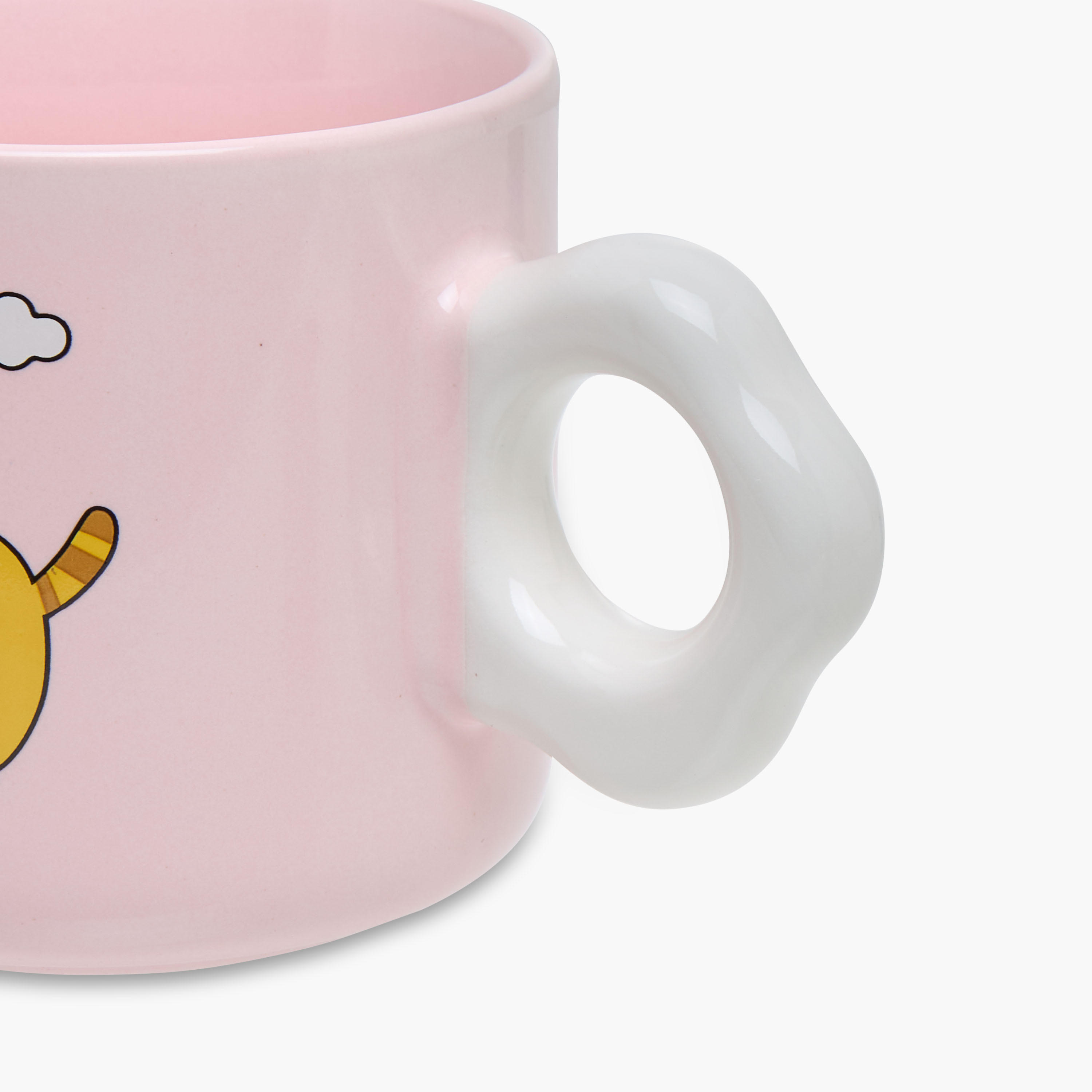 Cat Best Friends Print Bone China Mug with Curvy Handle - 320 ml-household-dining-teaandcoffee-mugsandcups-image-4