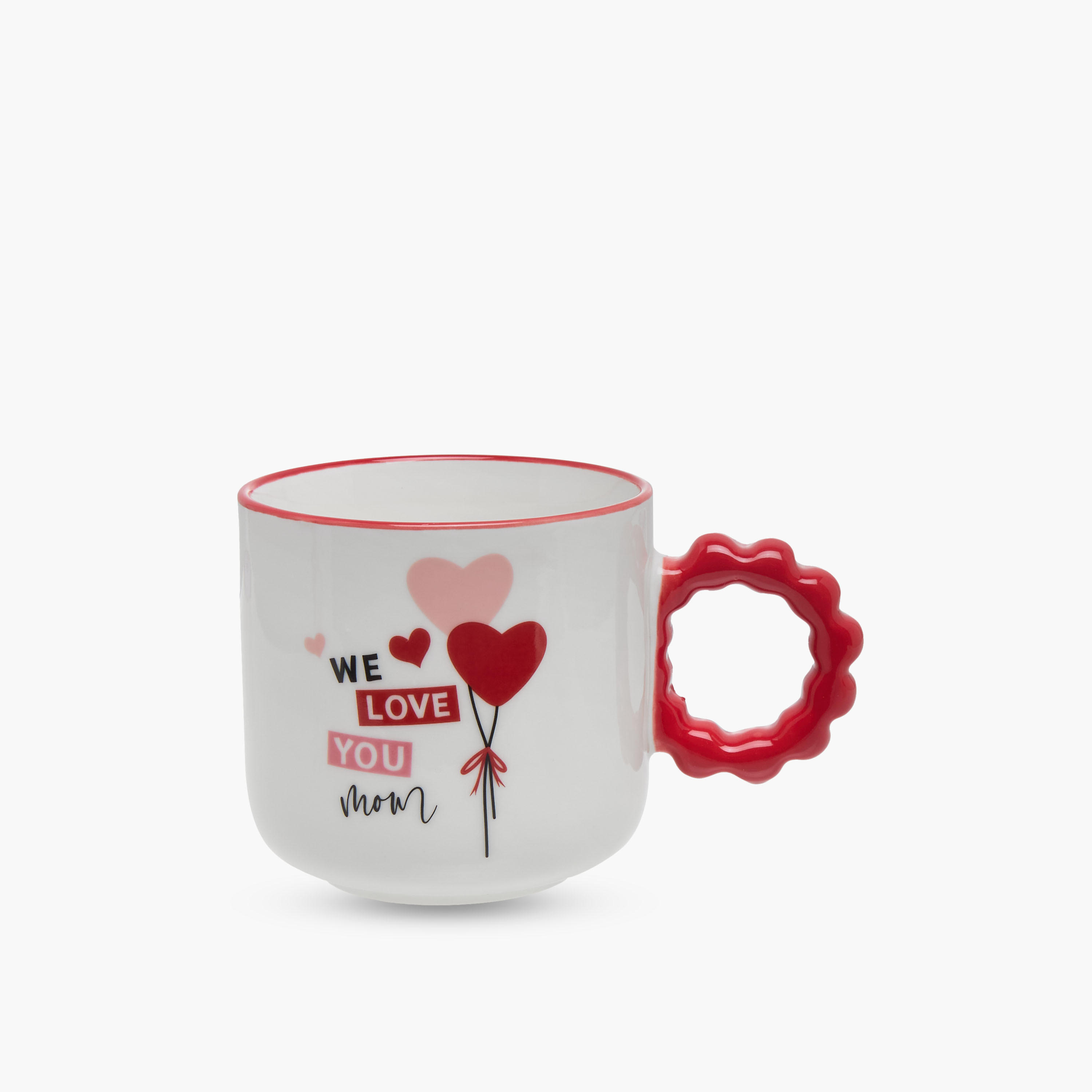 Slogan Print Bone China Mug with Twisted Handle - 320 ml-household-dining-teaandcoffee-mugsandcups-image-1