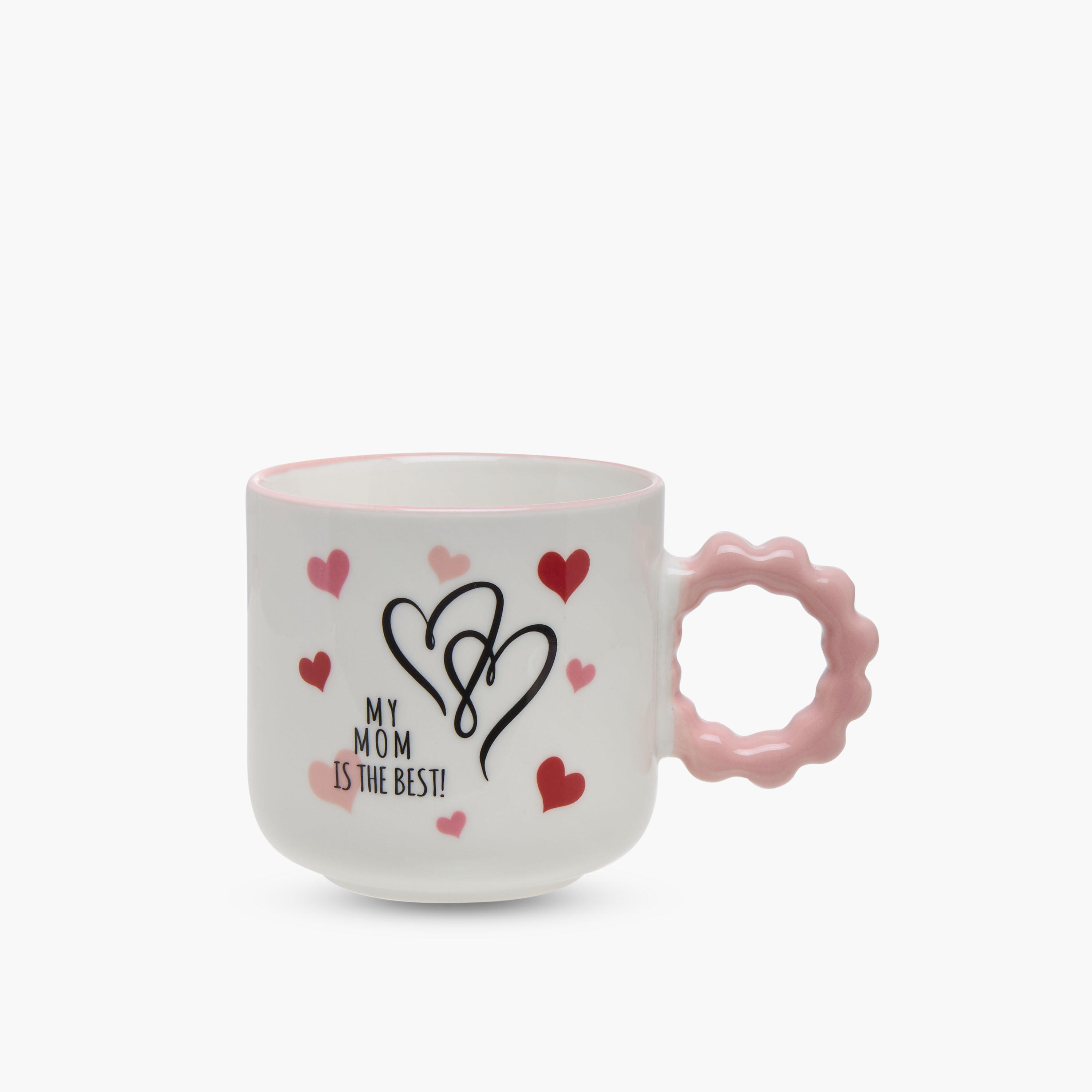 Slogan Print Bone China Mug with Twisted Handle - 320 ml-household-dining-teaandcoffee-mugsandcups-image-1