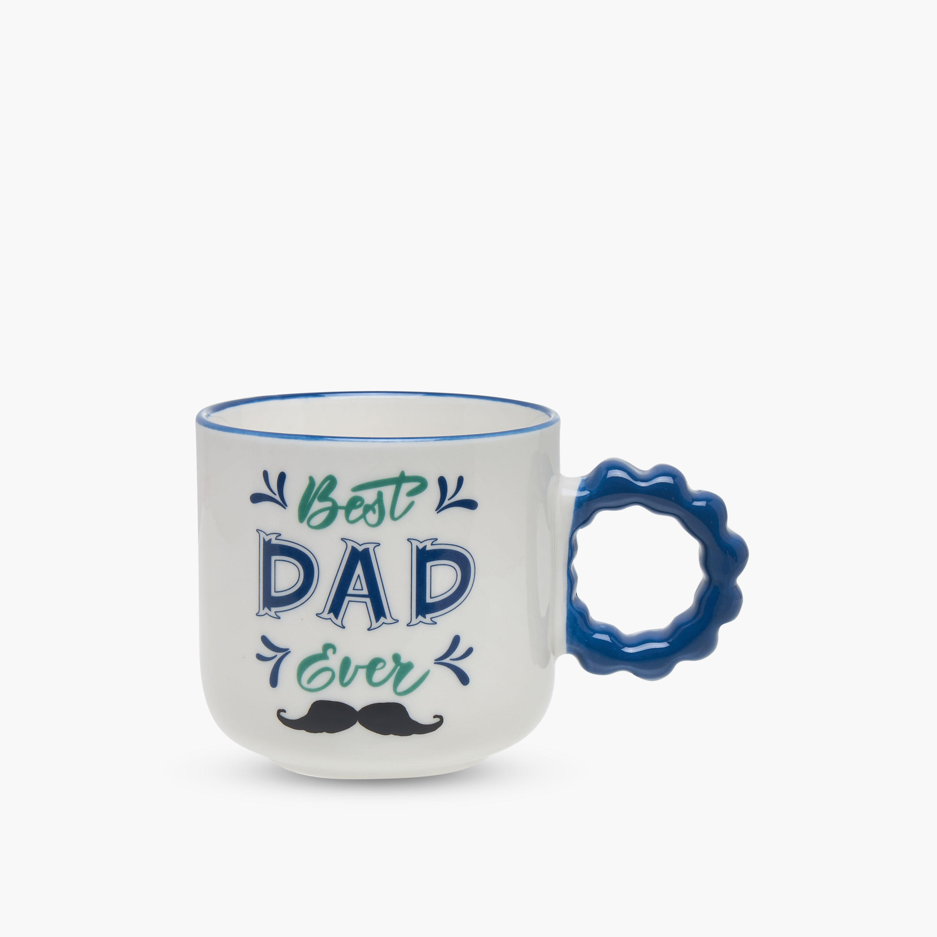 Slogan Print Bone China Mug with Twisted Handle - 320 ml-household-dining-teaandcoffee-mugsandcups-image-1