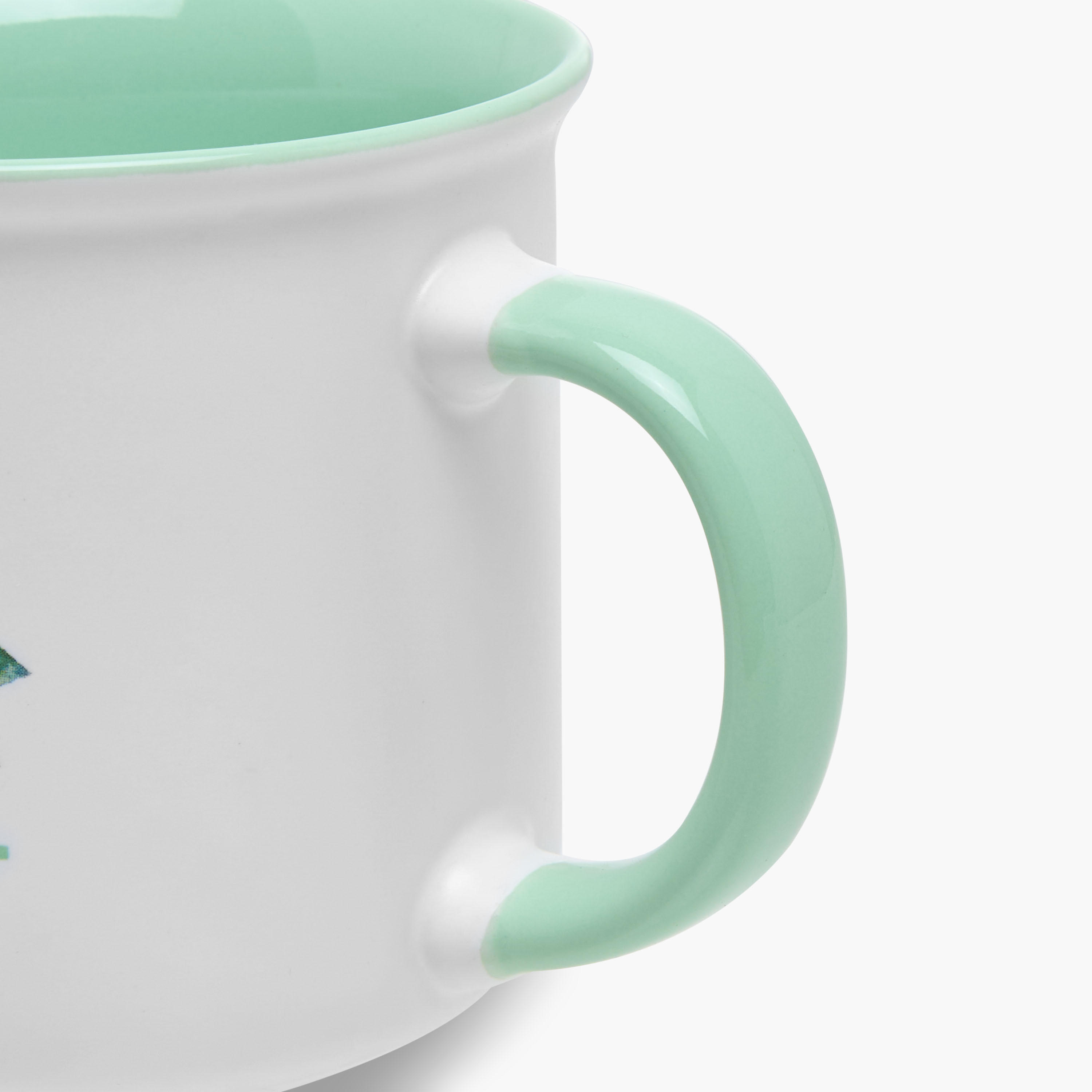 Floral Print Bone China Mug with Initial R - 355 ml-household-dining-teaandcoffee-mugsandcups-image-3