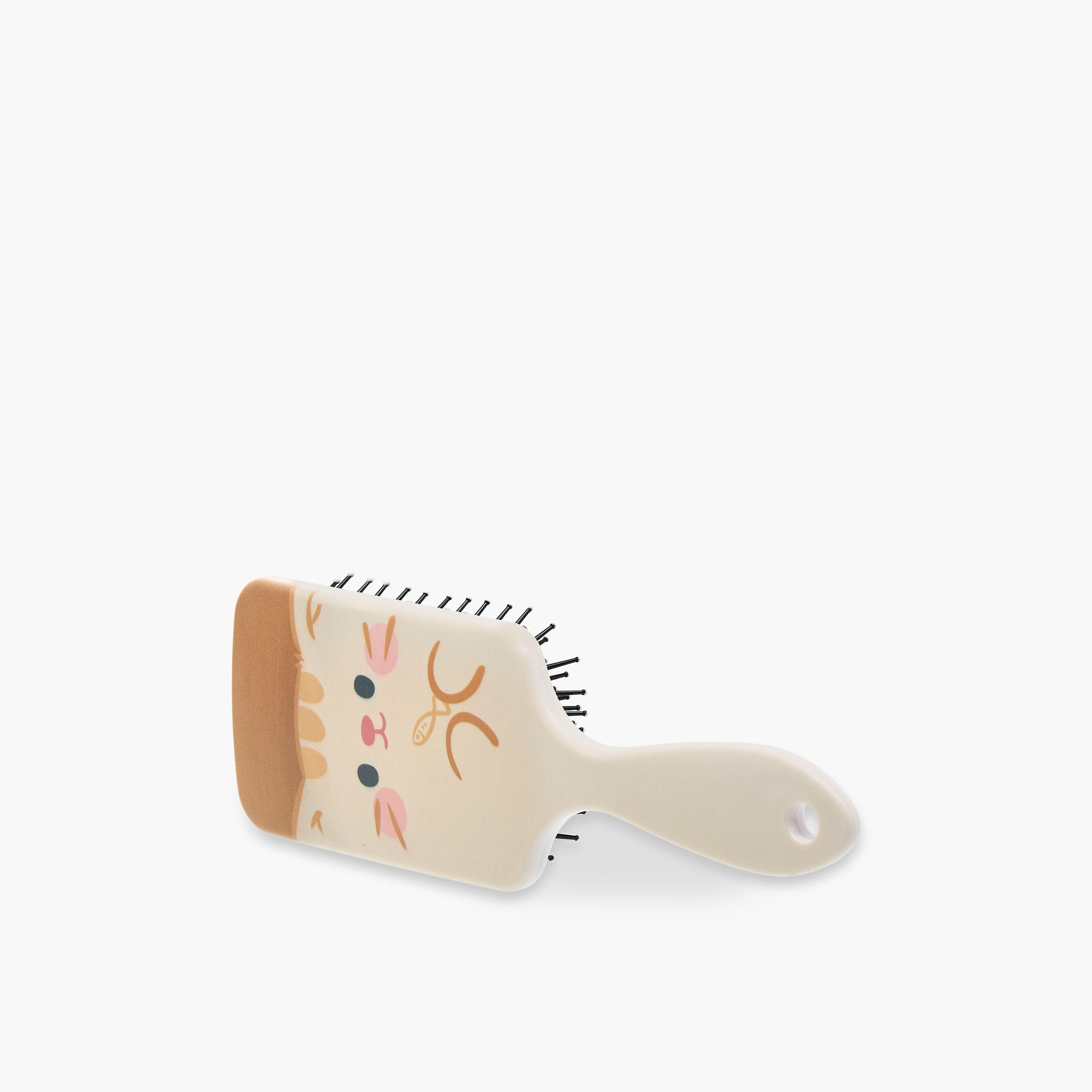 Cat Print Paddle Hairbrush-women-hairaccessories-brushesandcombs-image-1