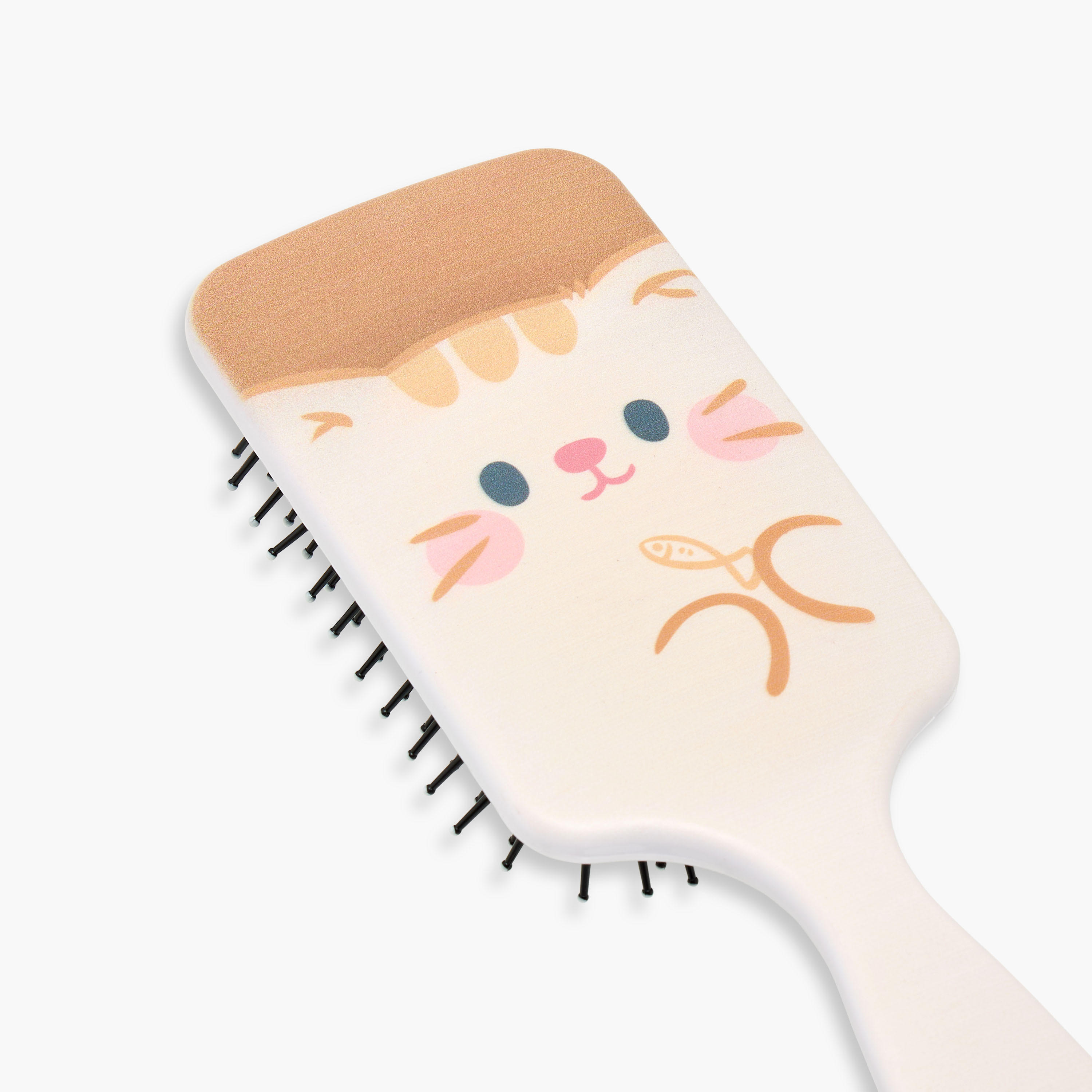 Cat Print Paddle Hairbrush-women-hairaccessories-brushesandcombs-image-5