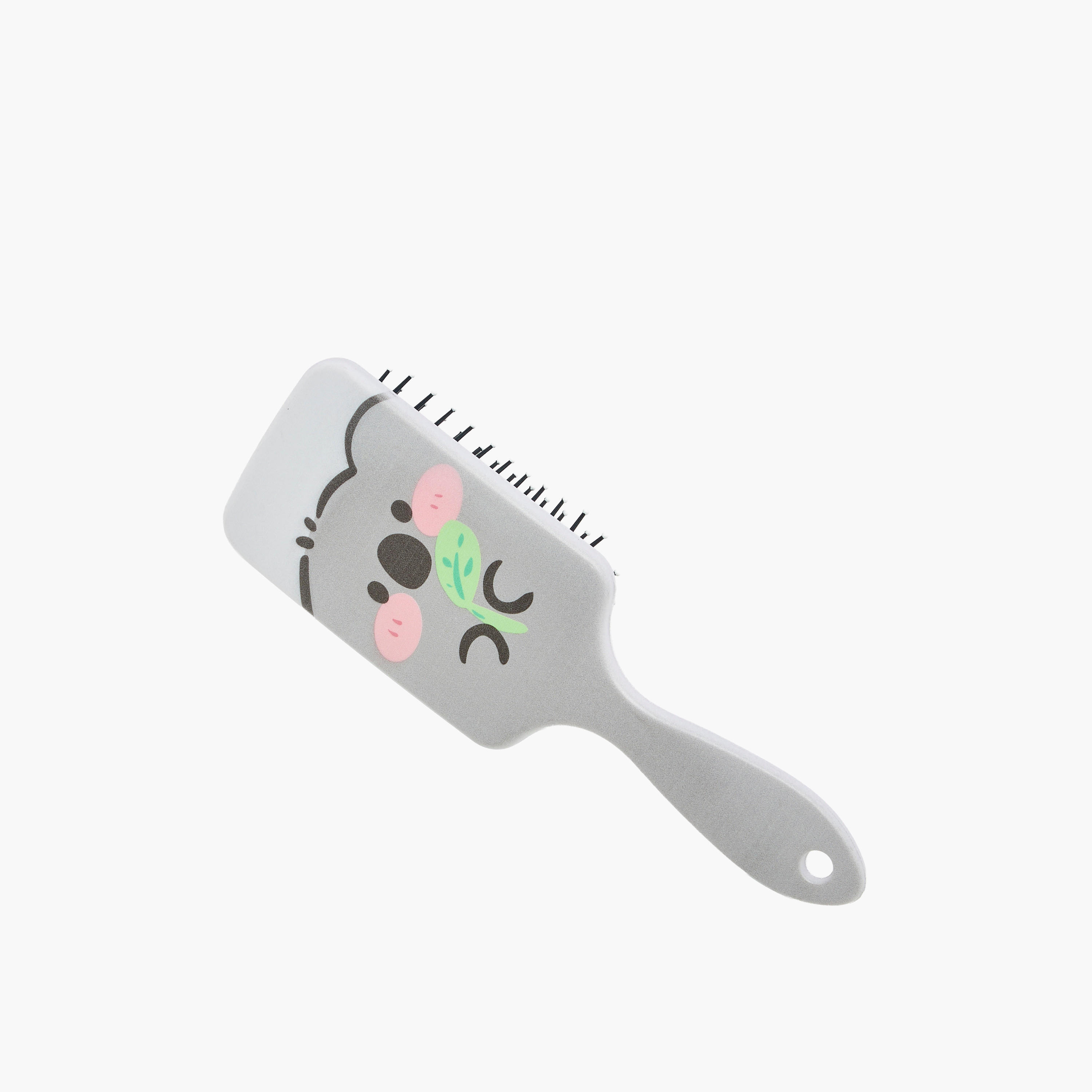 Koala Print Paddle Hairbrush-women-hairaccessories-brushesandcombs-image-1