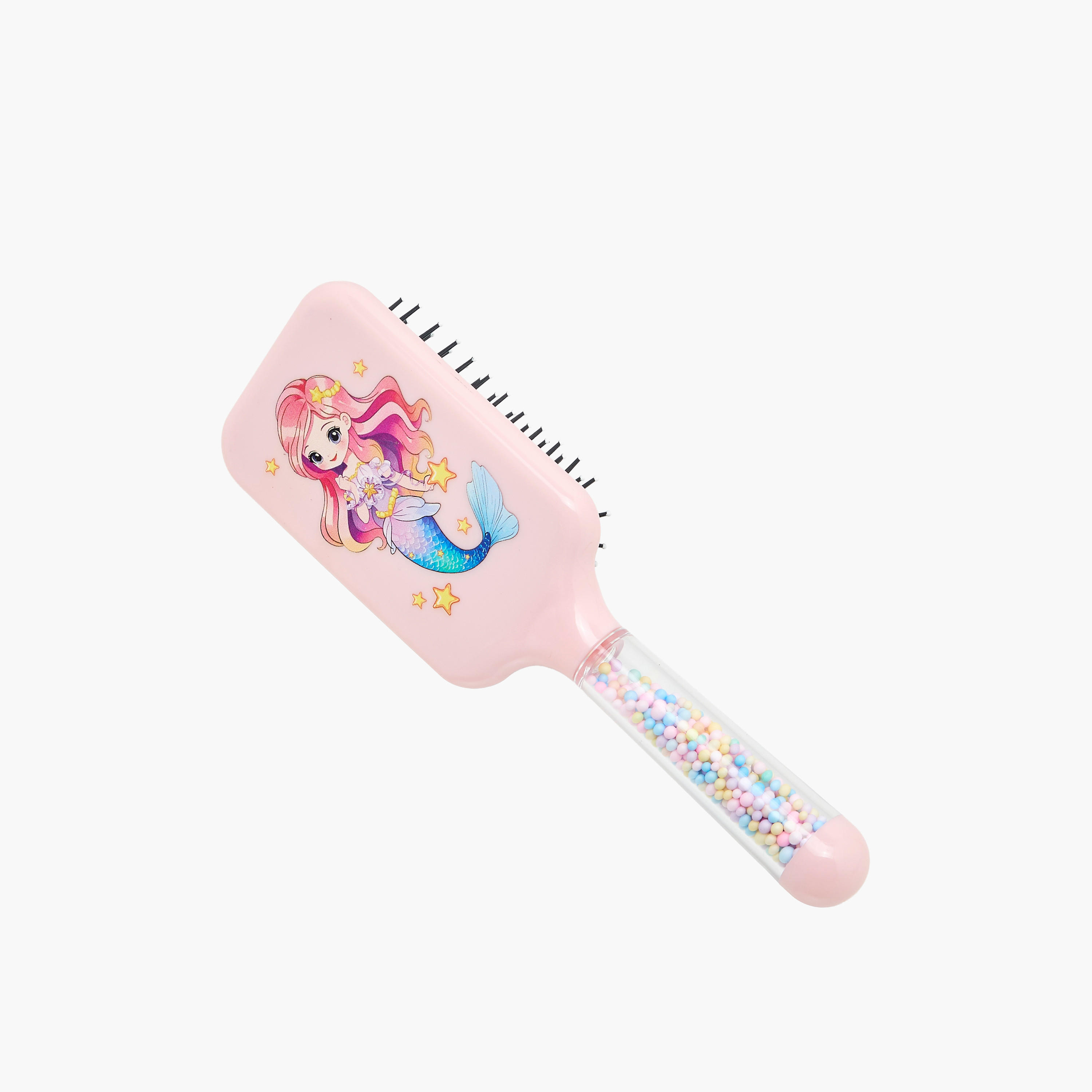 Mermaid Print Paddle Hairbrush-women-hairaccessories-brushesandcombs-image-1