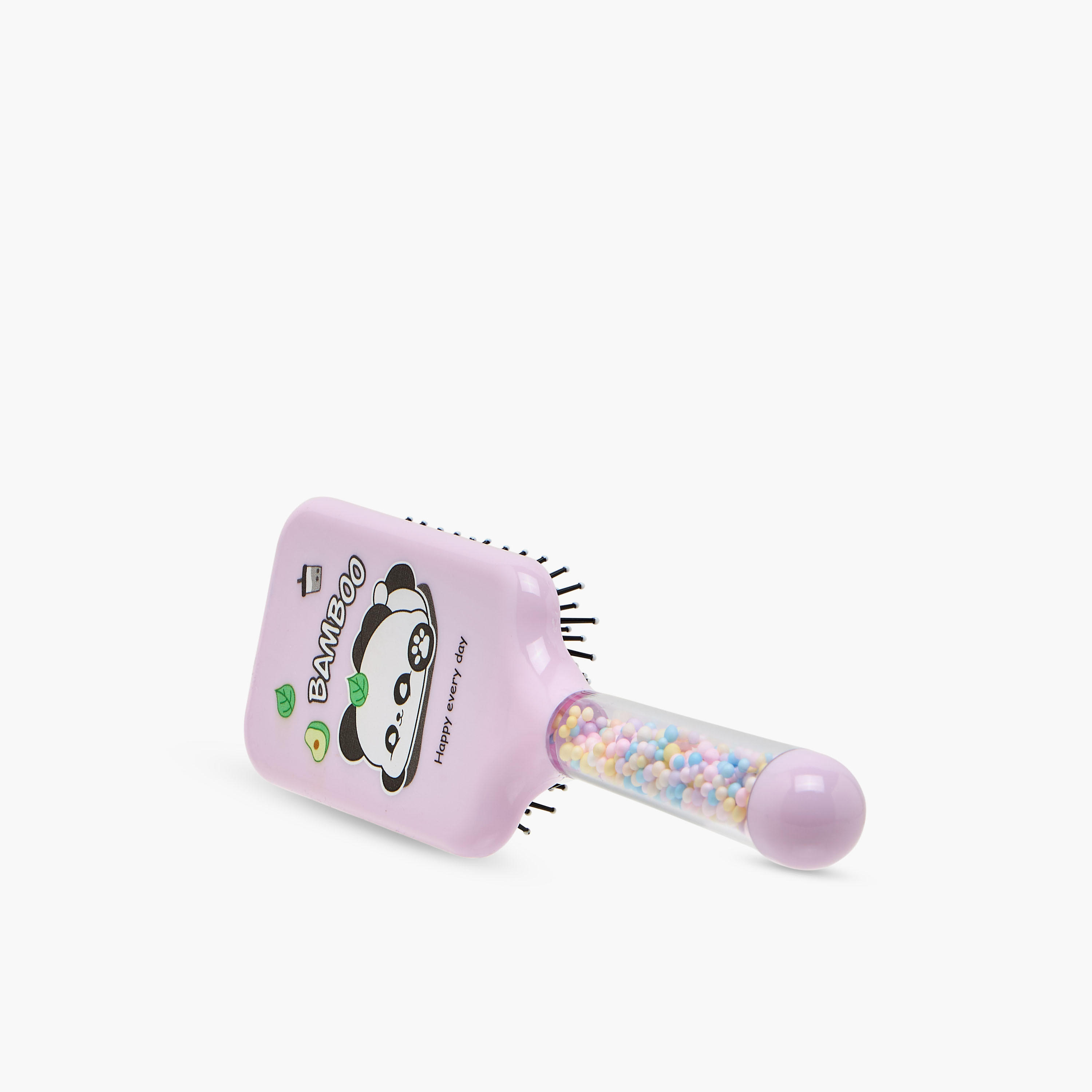 Panda Print Paddle Hairbrush-women-hairaccessories-brushesandcombs-image-1