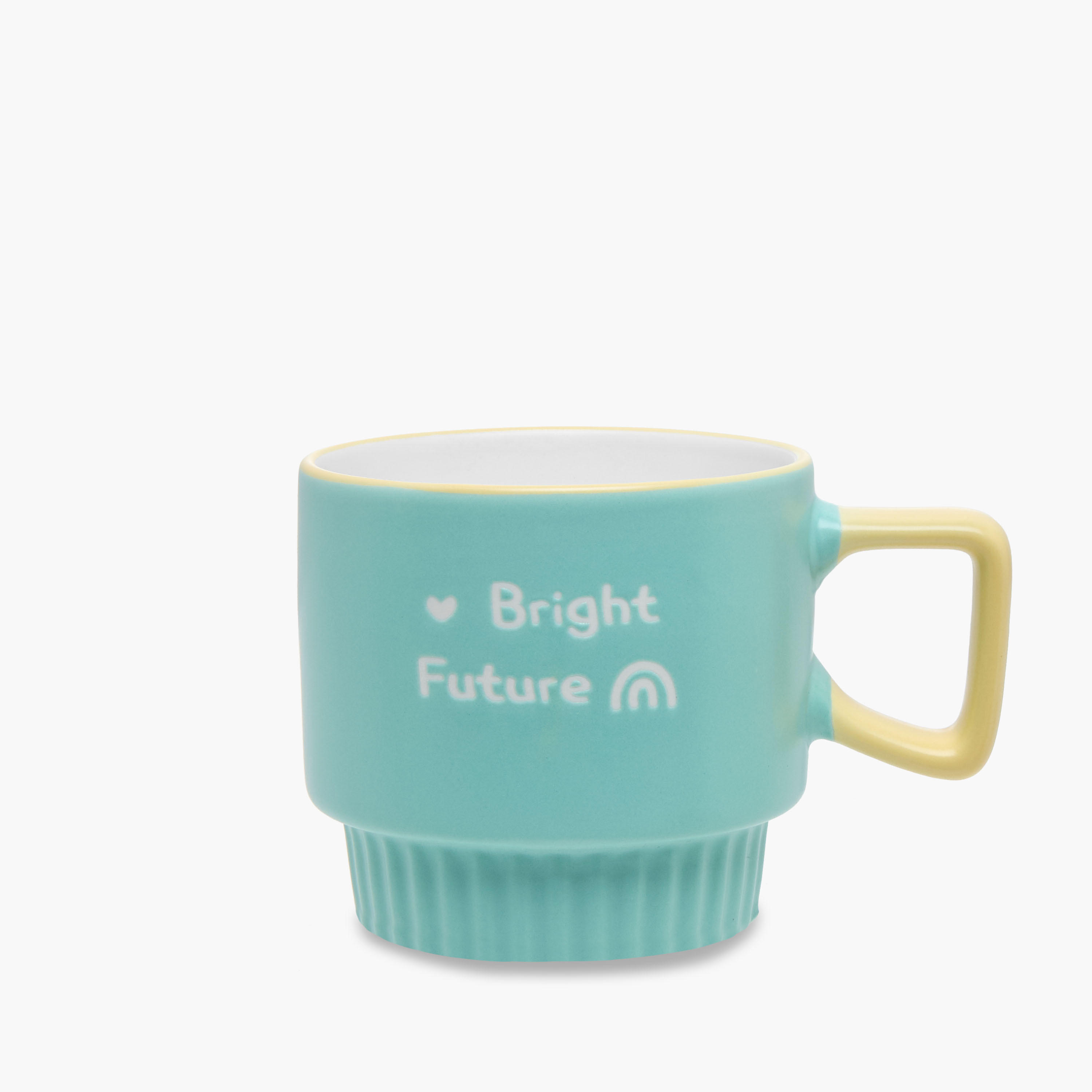 Slogan Print Bone China Mug with Handle-household-dining-teaandcoffee-mugsandcups-image-1