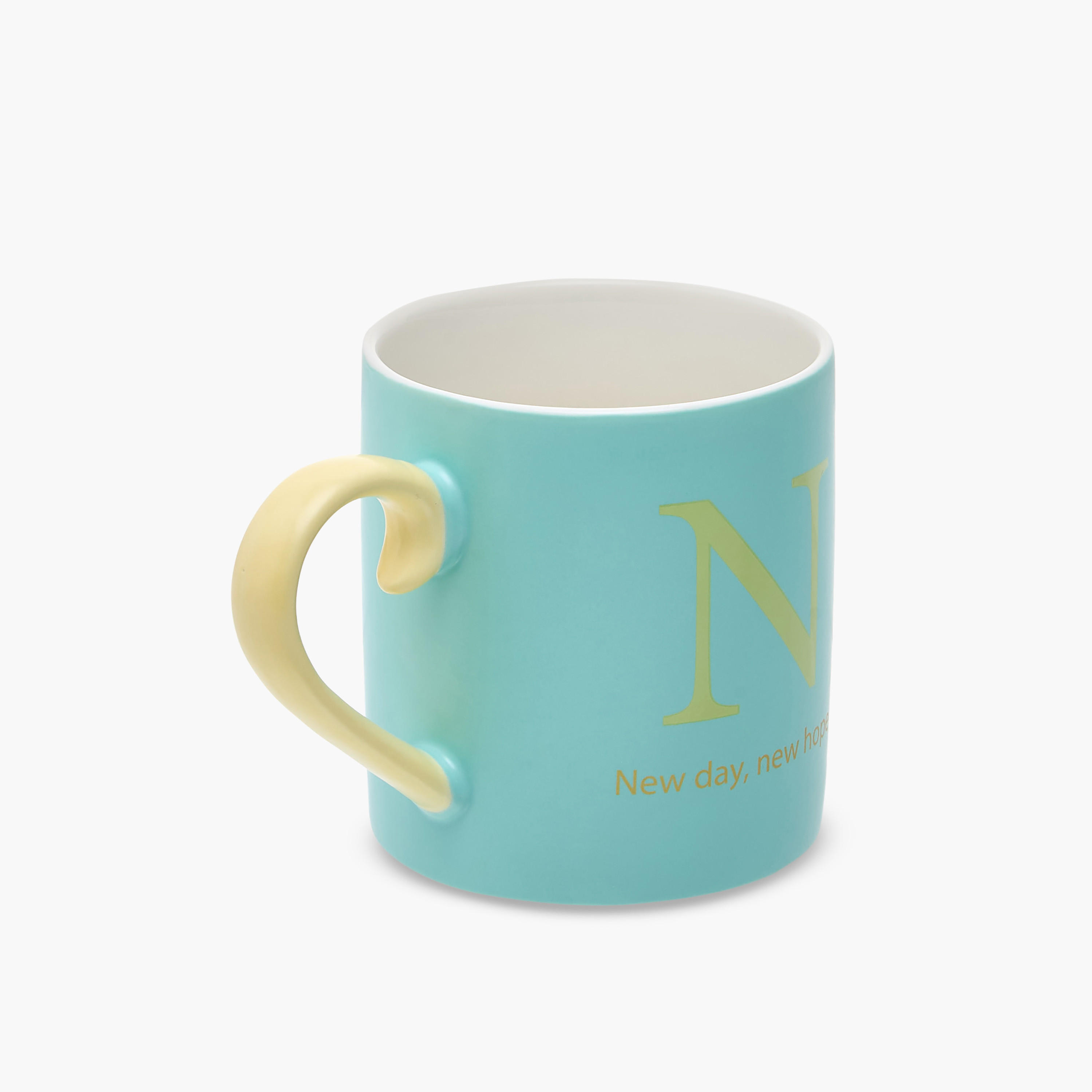 Slogan Print Bone China Mug with Initial N-household-dining-teaandcoffee-mugsandcups-image-4