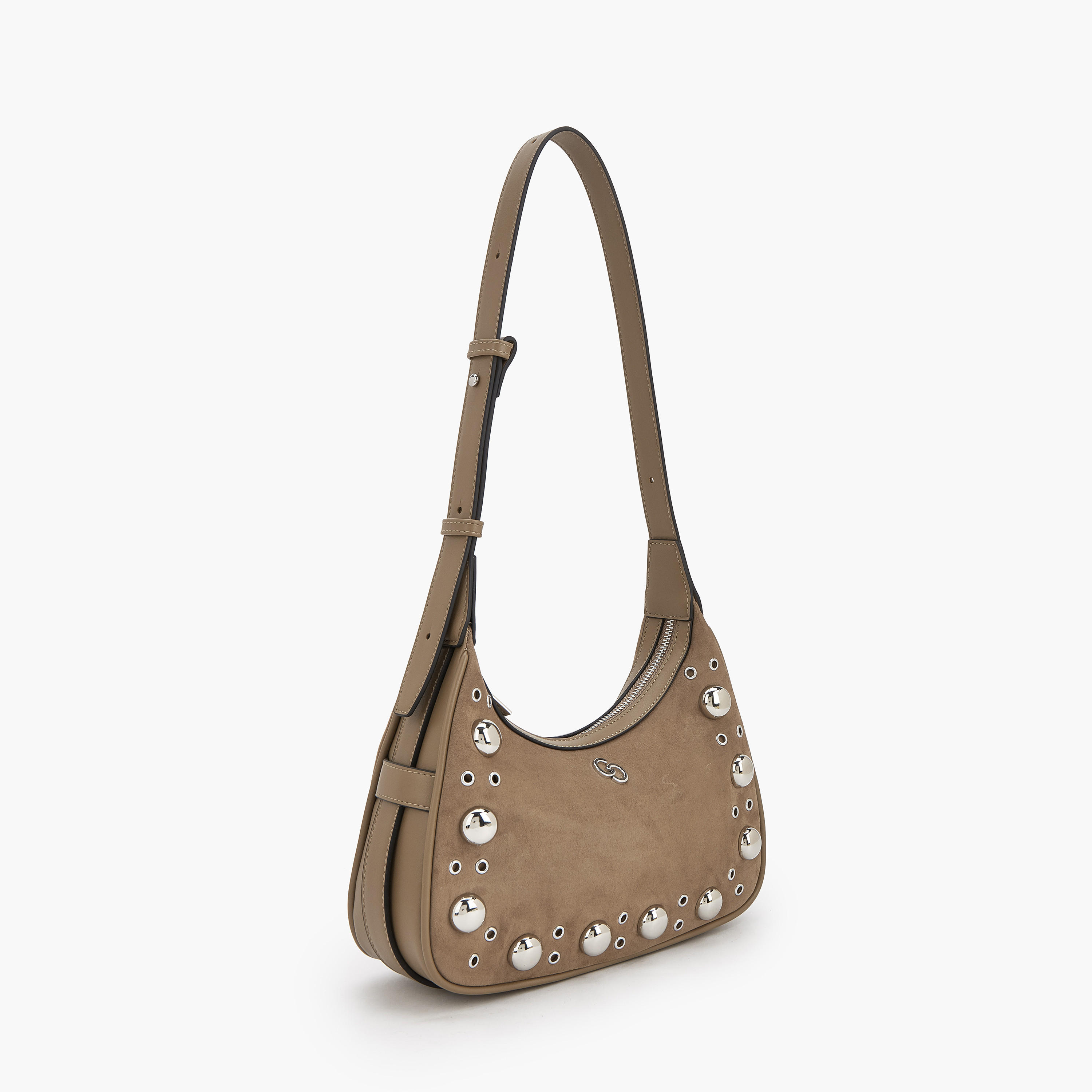 شنطة كتف مرصعة بسحاب إغلاق من سيليست-women-bagsandwallets-handbags-image-3