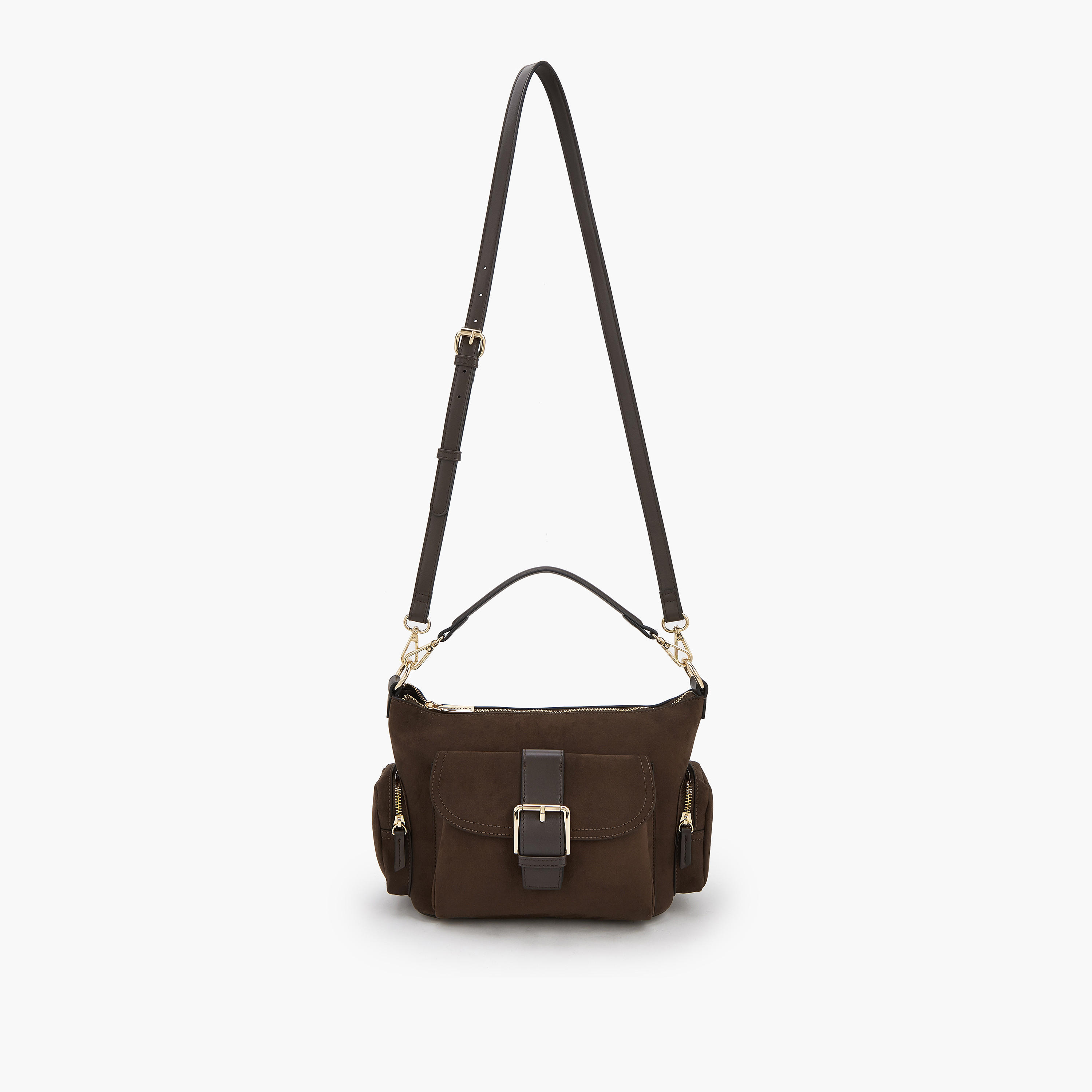 شنطة كتف شمواه بتفاصيل إبزيم من سيليست-women-bagsandwallets-handbags-image-3