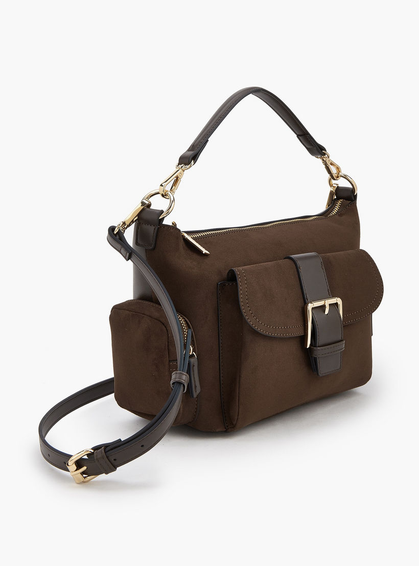 شنطة كتف شمواه بتفاصيل إبزيم من سيليست-women-bagsandwallets-handbags-image-4